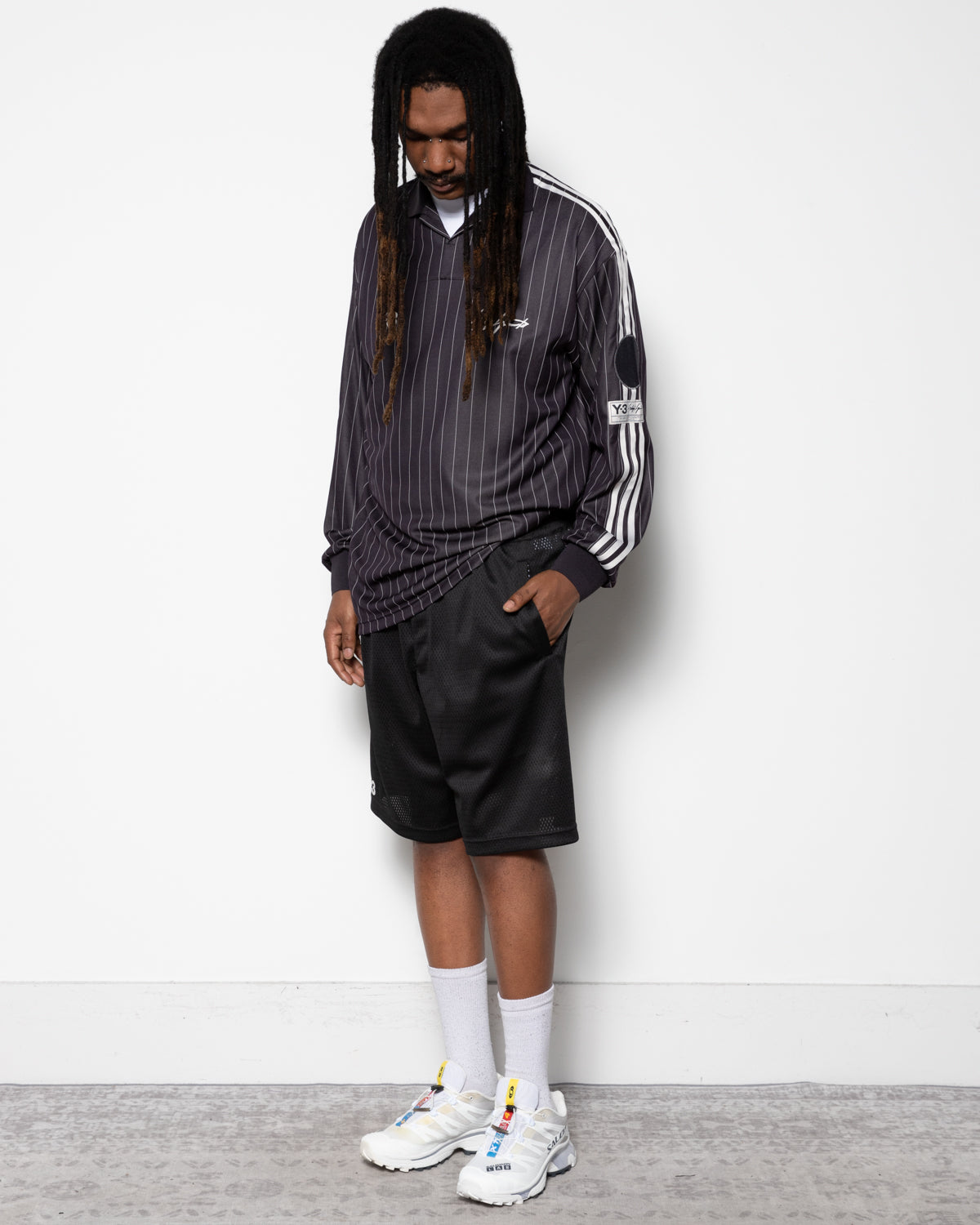Y-3 Mesh Shorts in Black