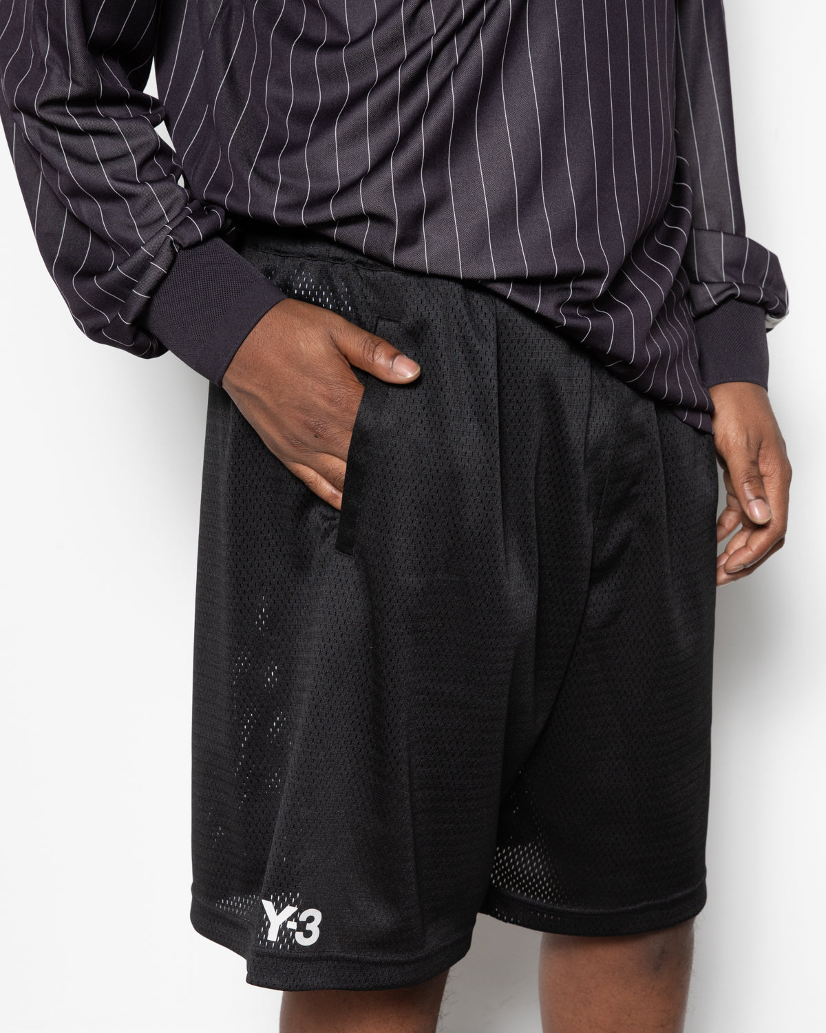 Y-3 Mesh Shorts in Black