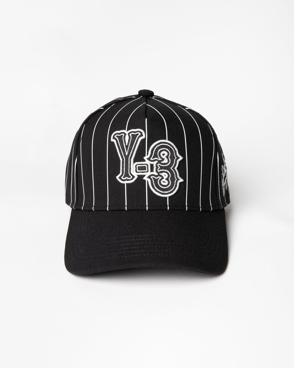 Adidas Y-3 Pinstripe Cap in Black | RODEN GRAY