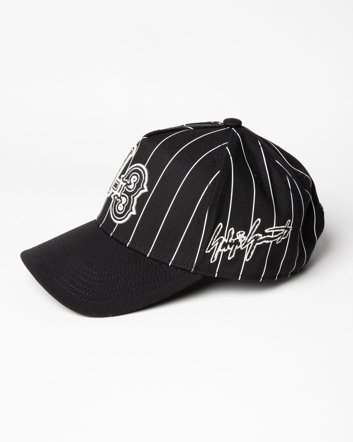 Adidas Y-3 Pinstripe Cap in Black | RODEN GRAY