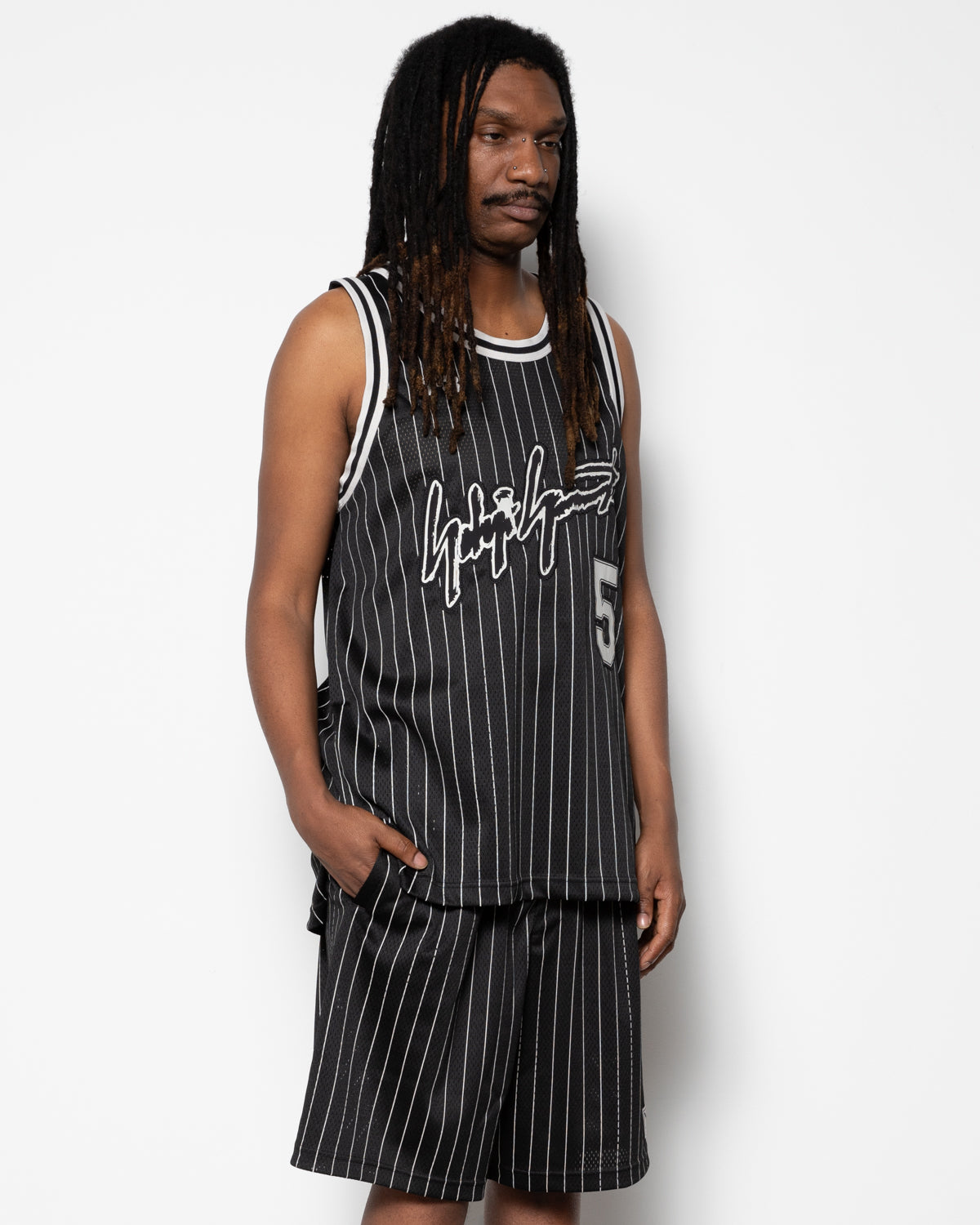 Y-3 Anthony Edwards BBall Jersey in Black