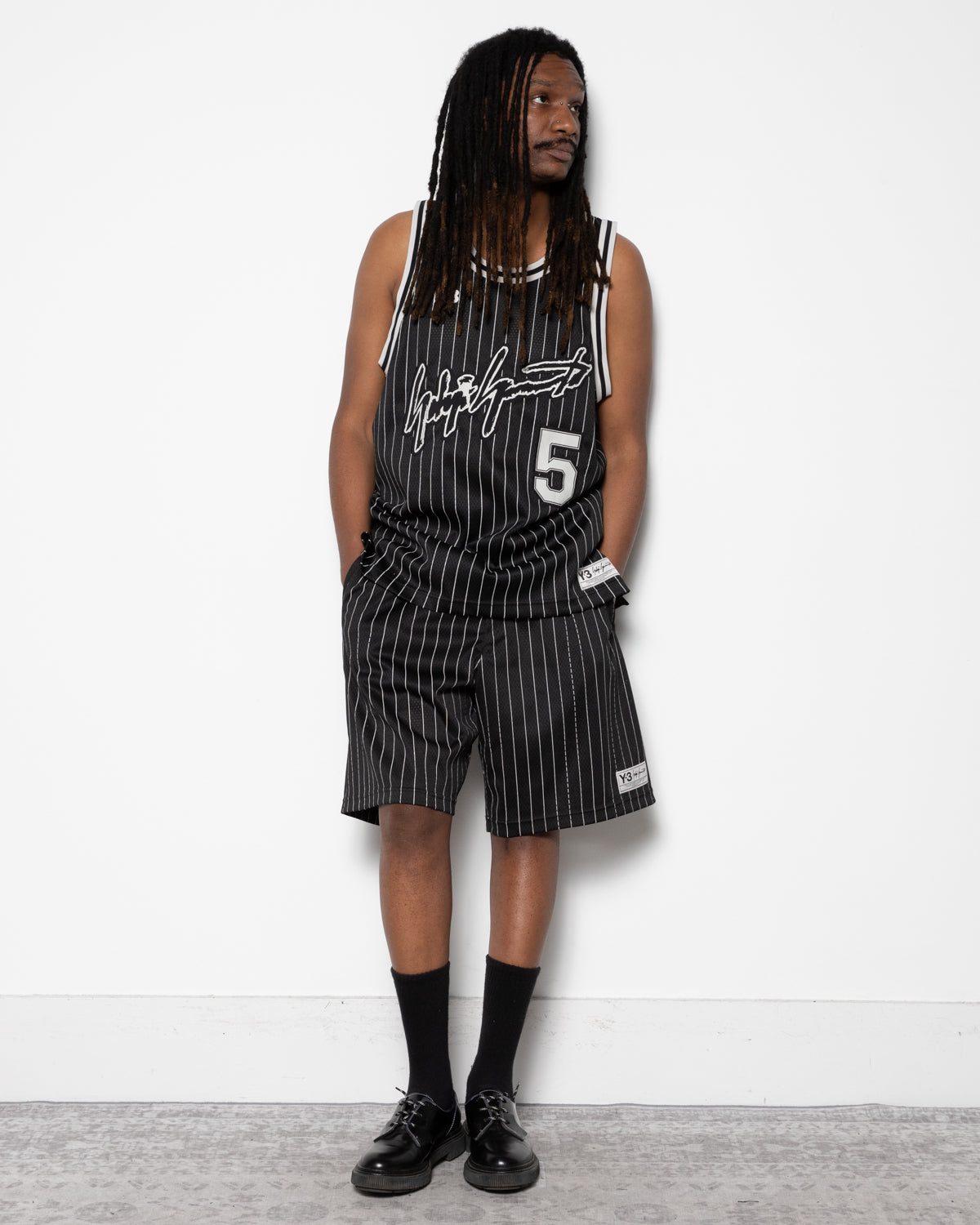 Y-3 Anthony Edwards BBall Jersey in Black