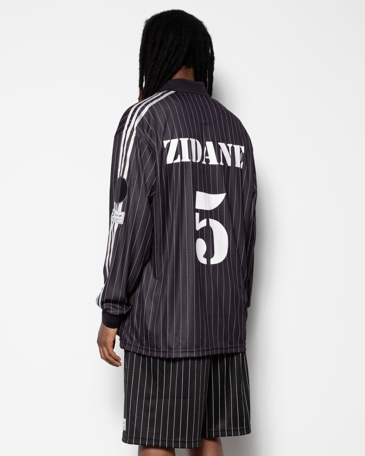 Y-3 Zinedine Zidane Soccer L/S Jersey in Black
