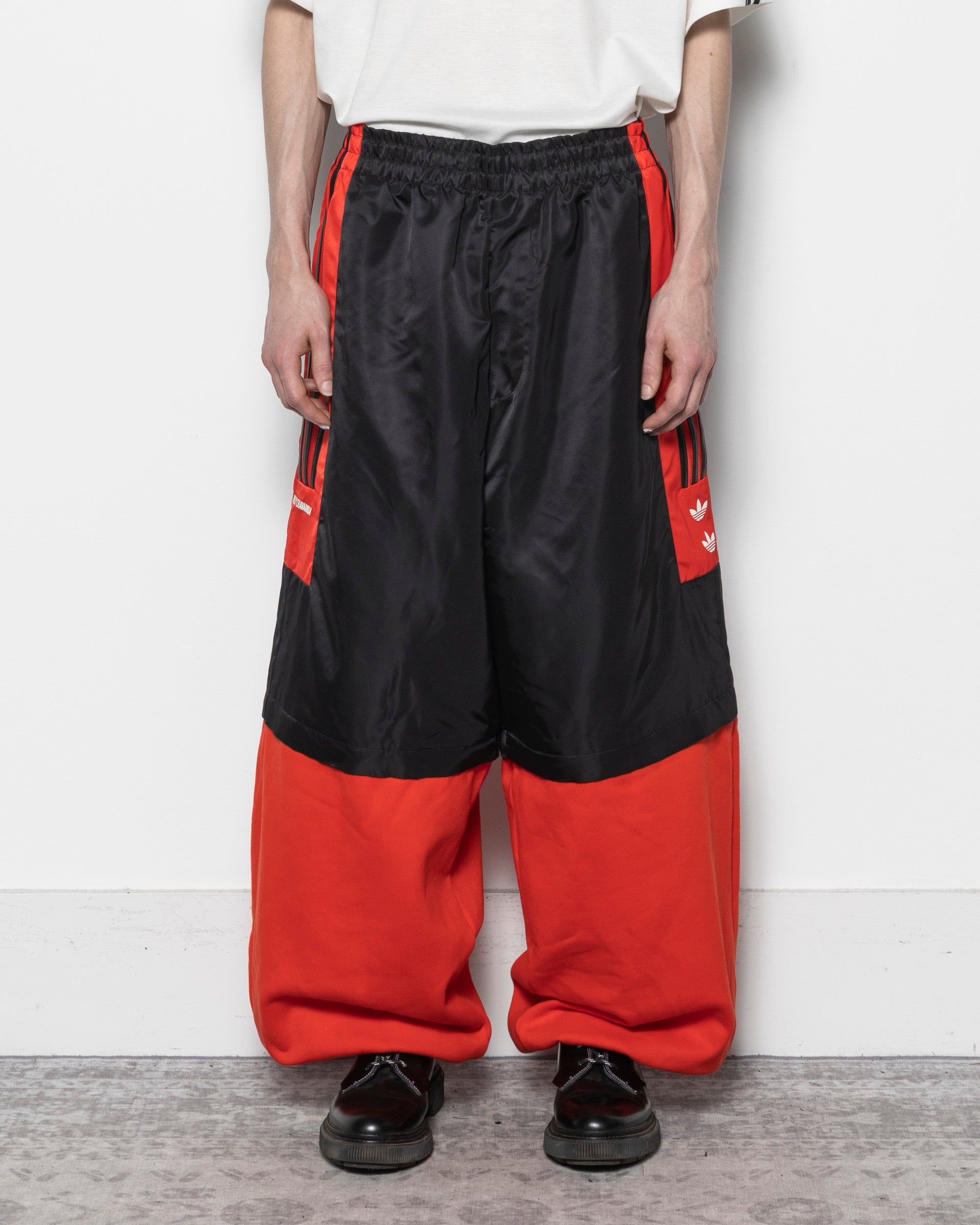 Adidas x Willy Chavarria Gomez Zip Off Pant in Black/Red