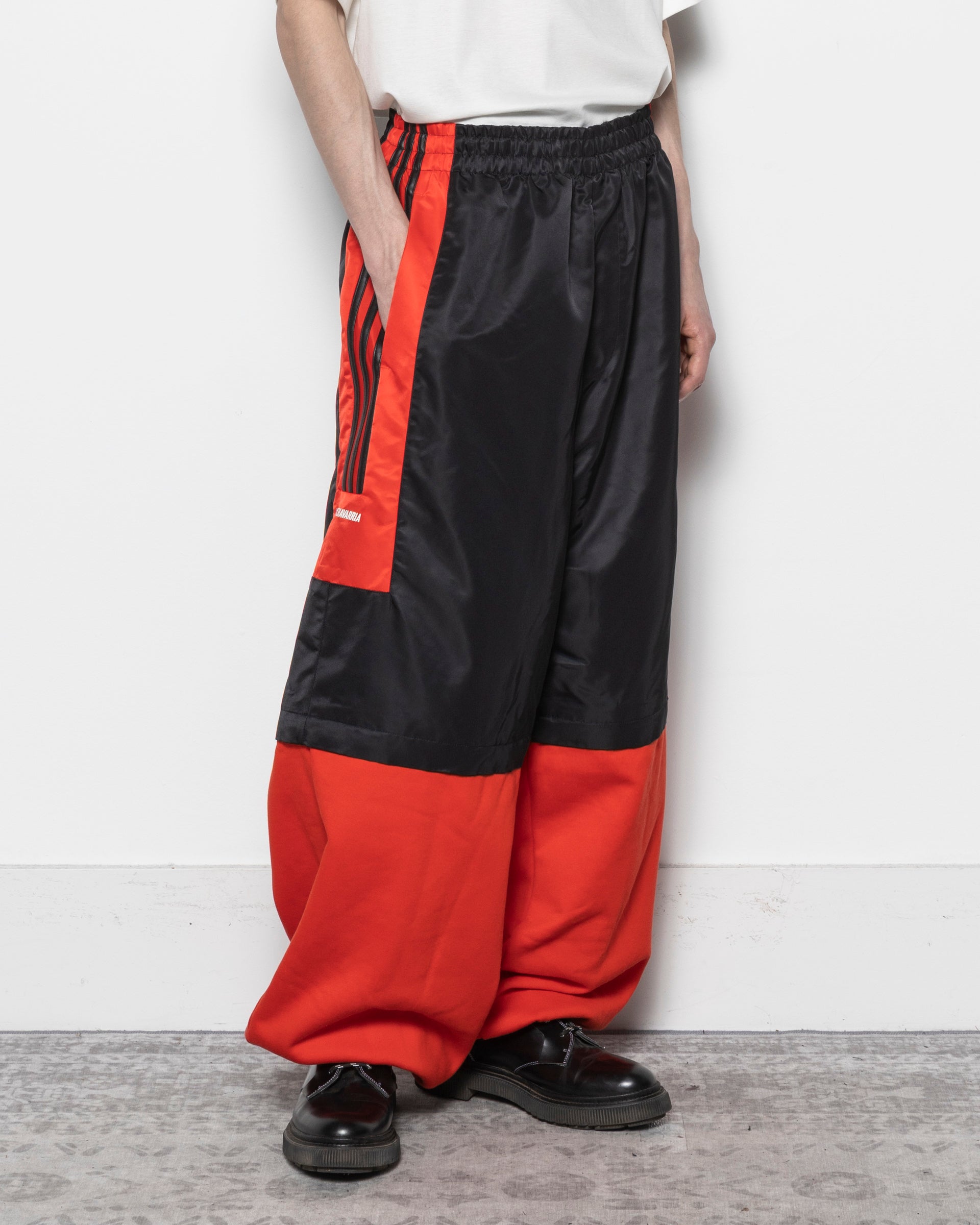 Adidas x Willy Chavarria Gomez Zip Off Pant in Black/Red