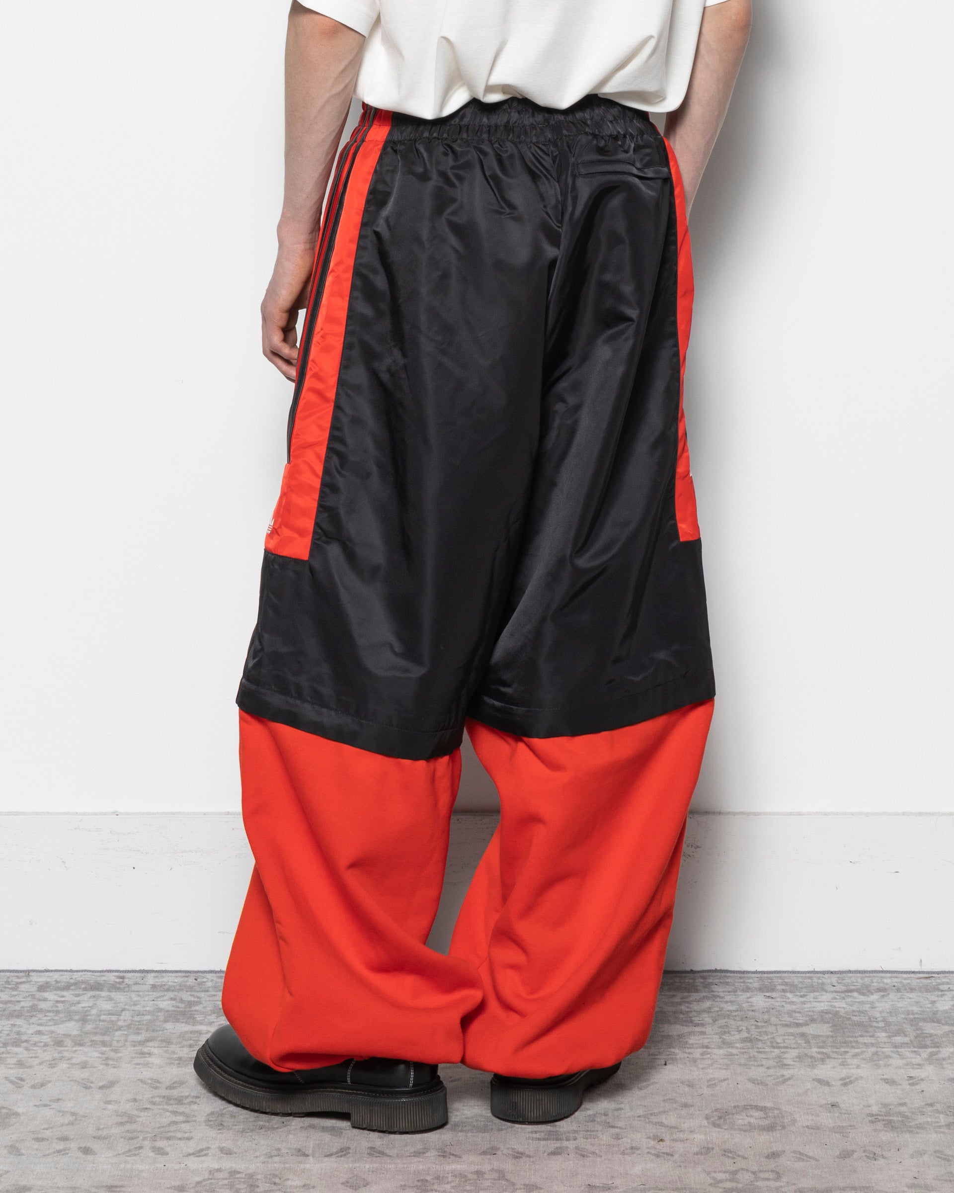 Adidas x Willy Chavarria Gomez Zip Off Pant in Black/Red