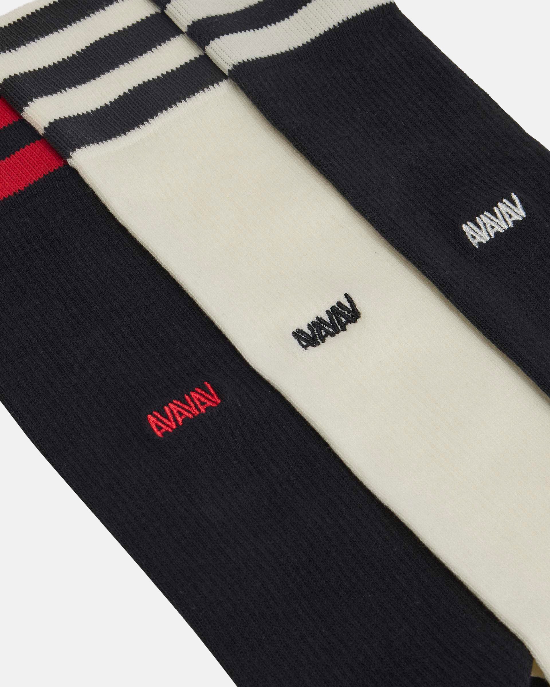 Adidas by AVAVAV Knee Socks in Black Multi