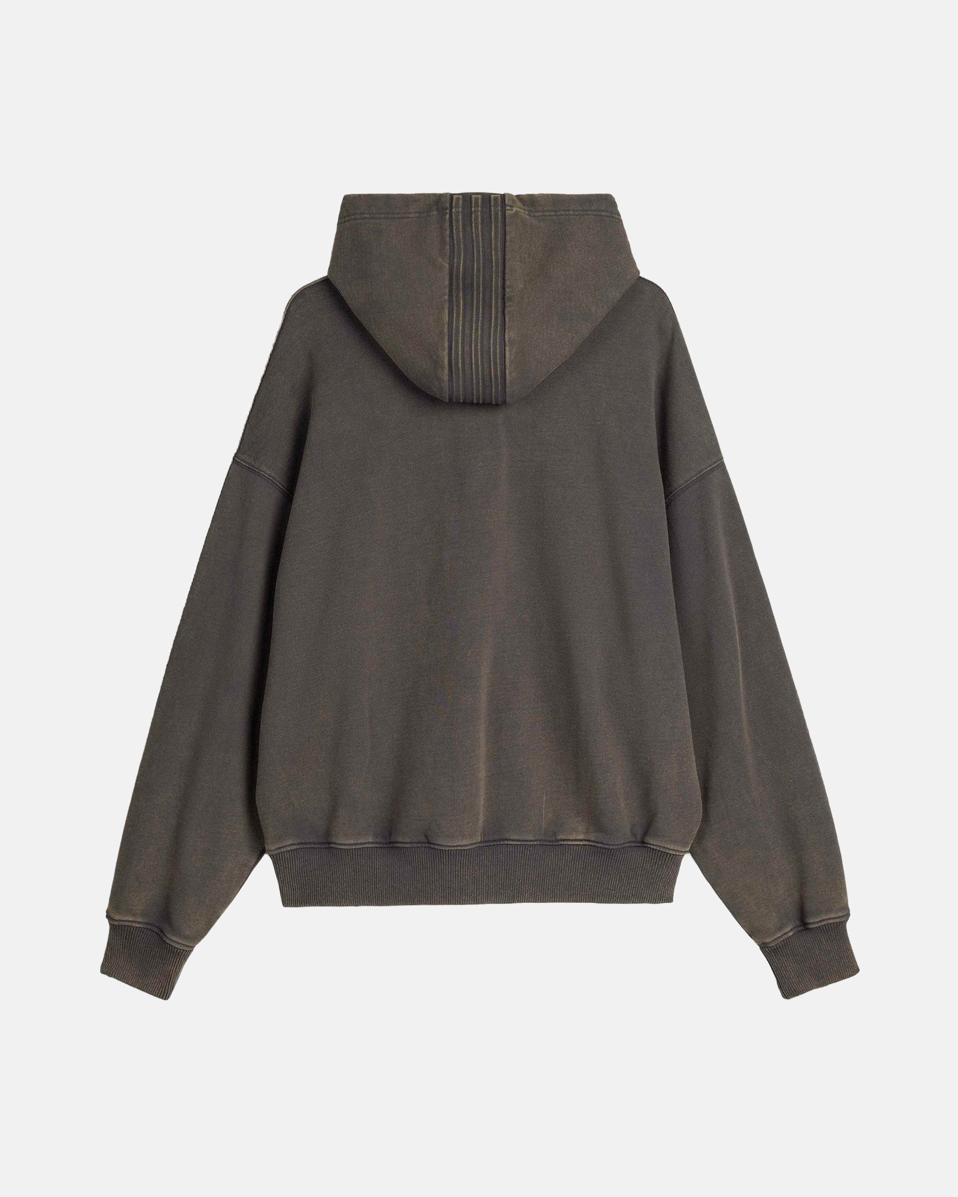 Adidas by AVAVAV Shoulderless Hoodie in Carbon