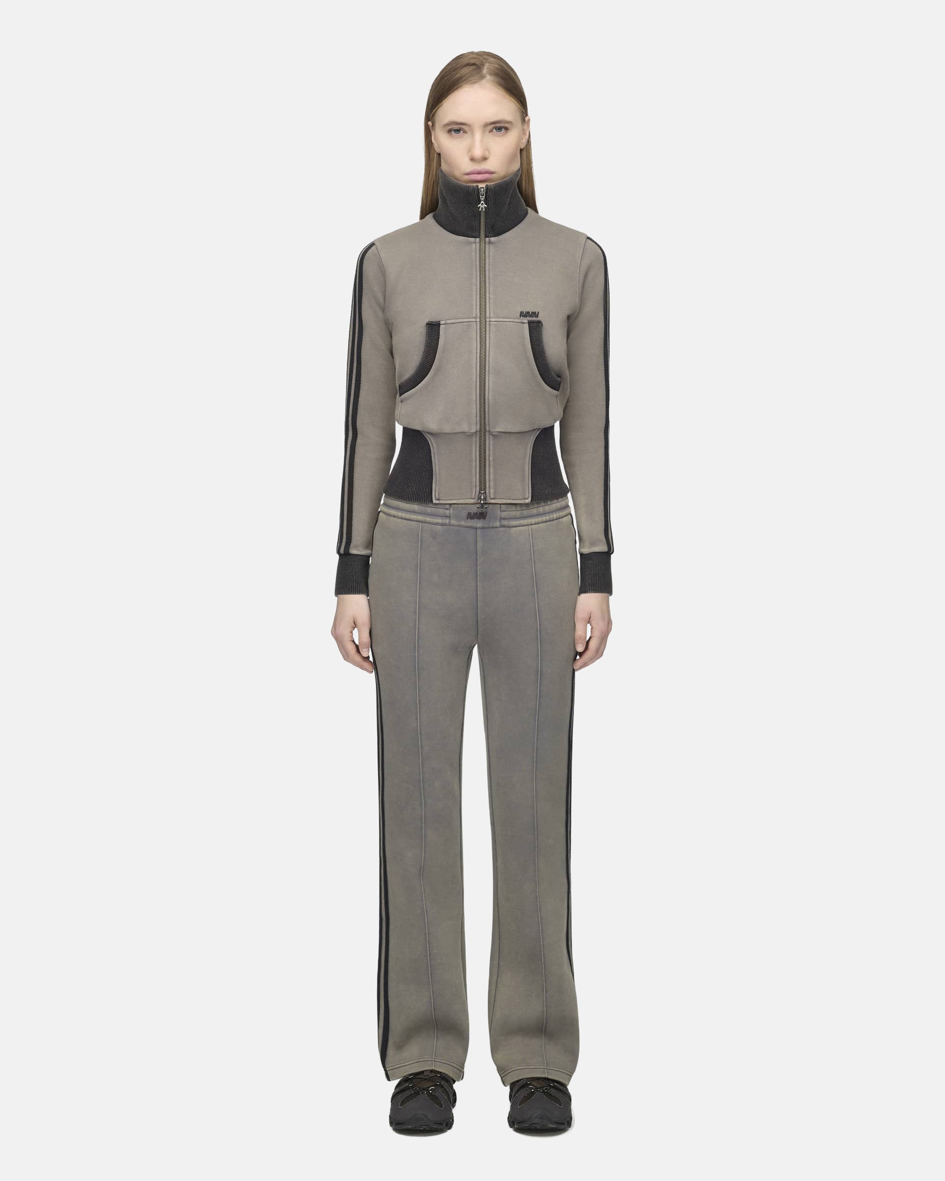 Adidas by AVAVAV Track Pants in Grey Four