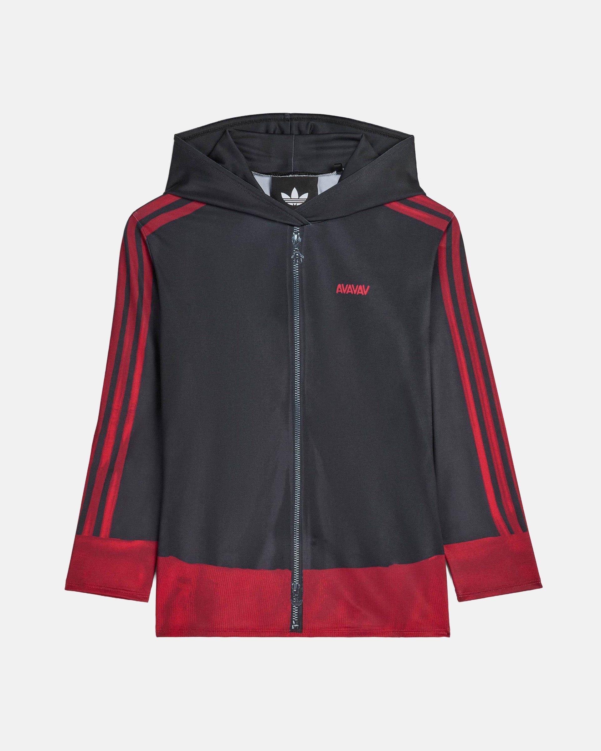 Adidas by AVAVAV Tracktop Baselayer Black and Red | RODEN GRAY