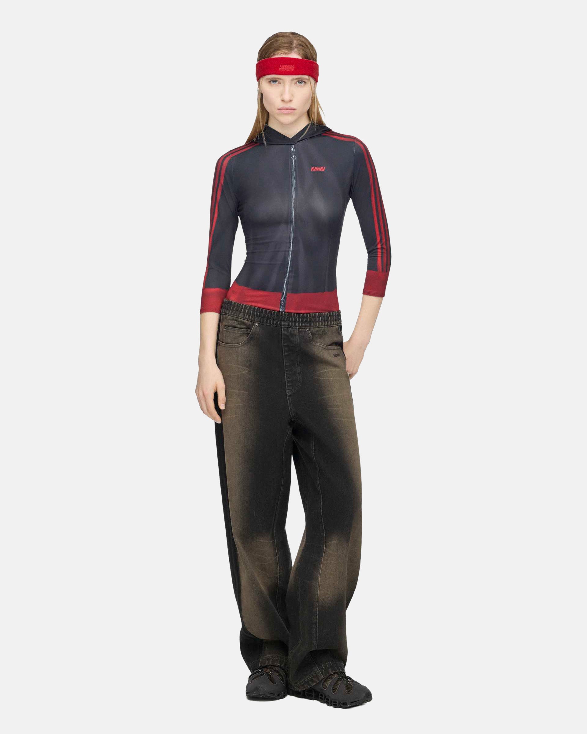 Adidas by AVAVAV Tracktop Baselayer Black and Red
