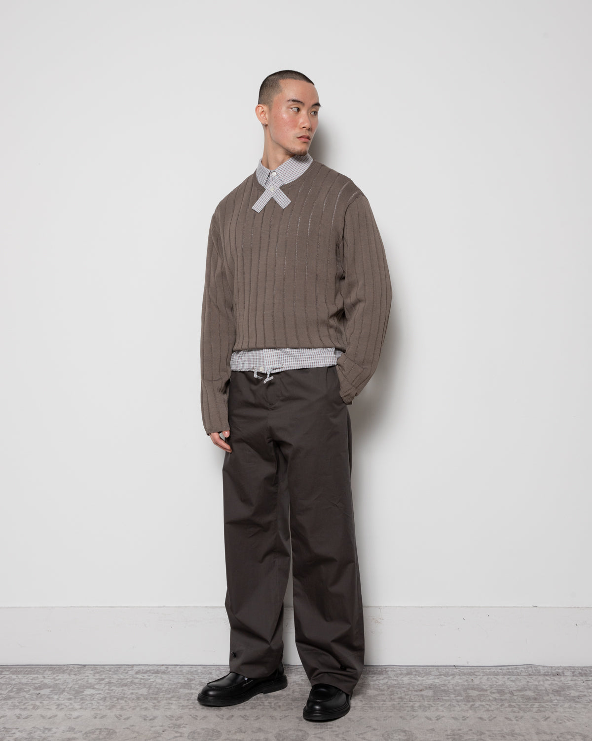 Cros Shirt in Light Blue Plaid