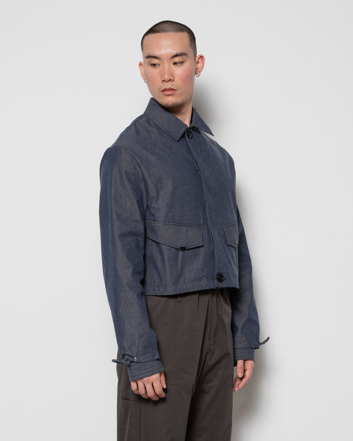 Delan Jacket in Denim Blue