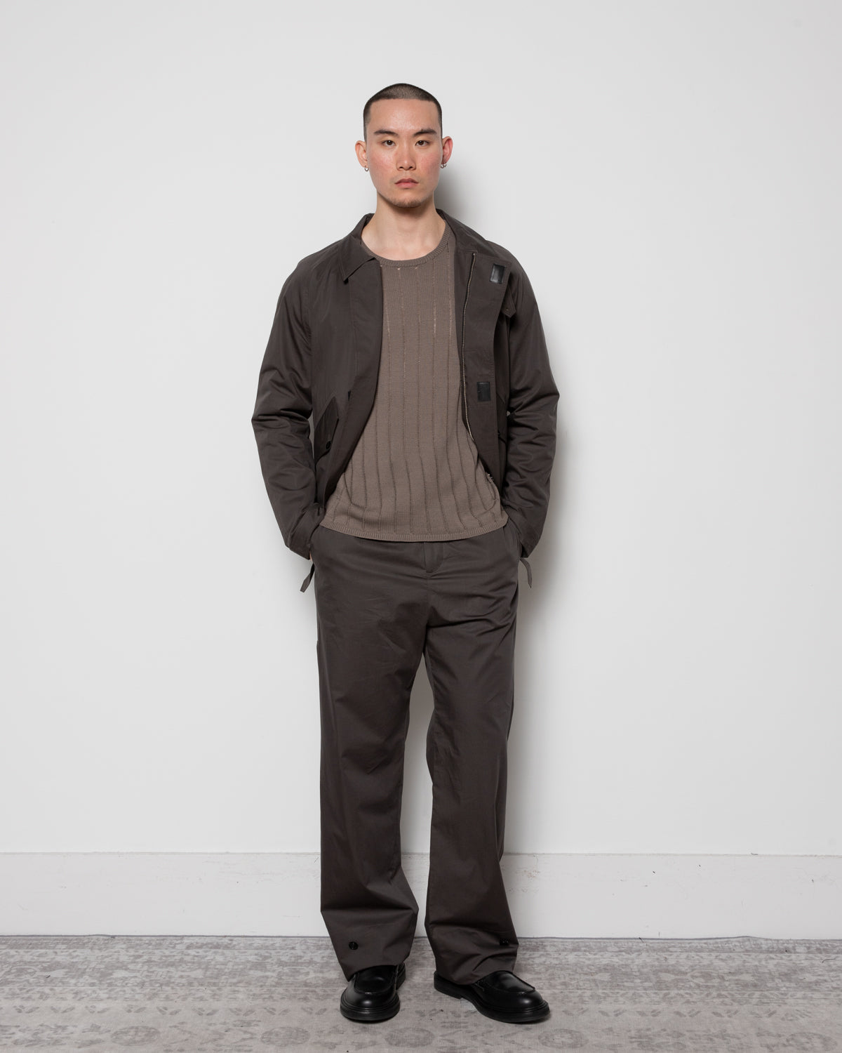 Natte Sweater in Dark Taupe