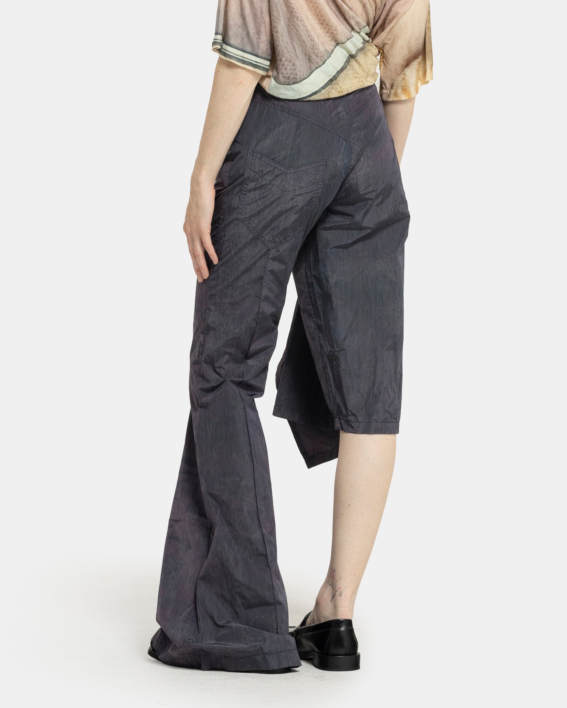 Asymmetric Zampa Pants in Purple