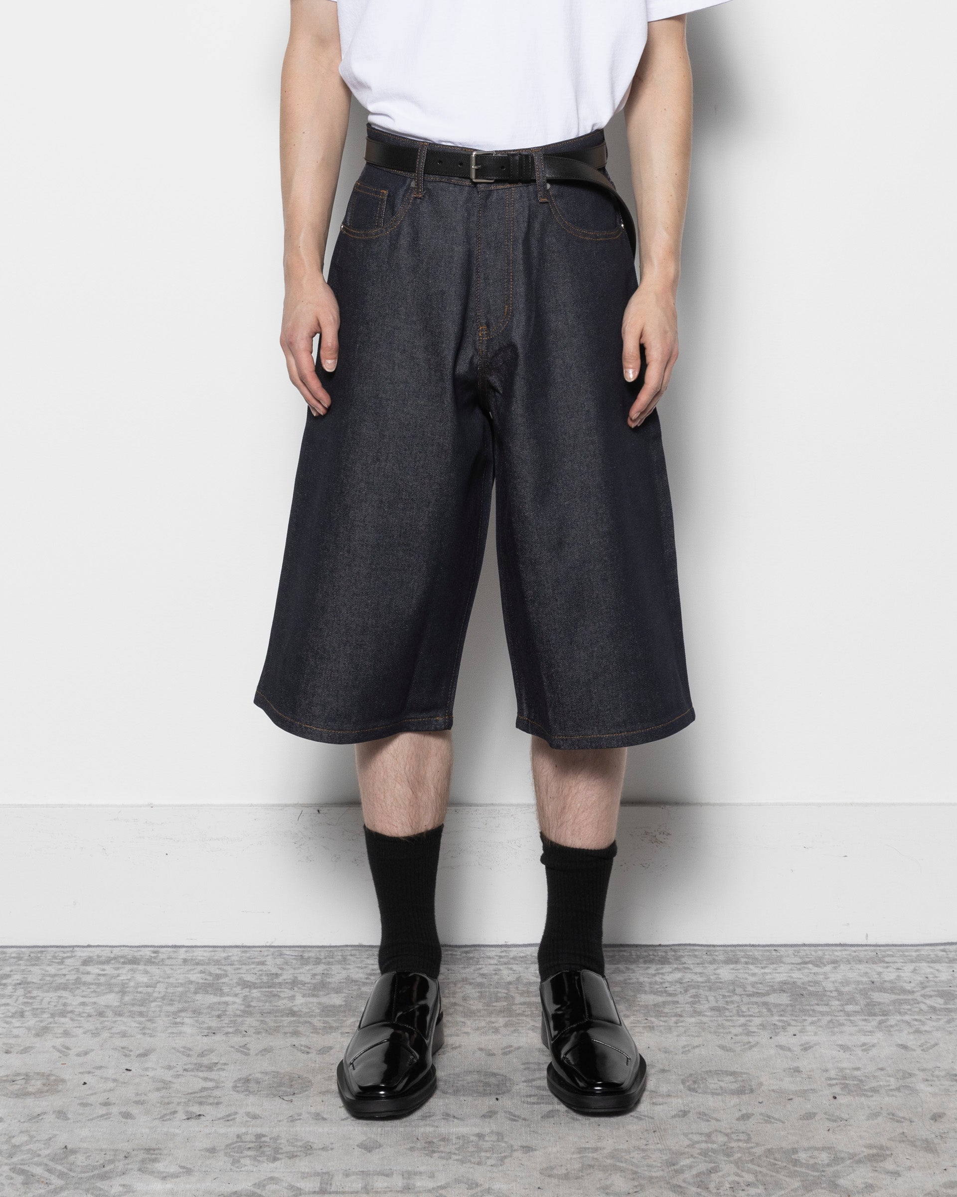 Breacher Denim Shorts in Indigo