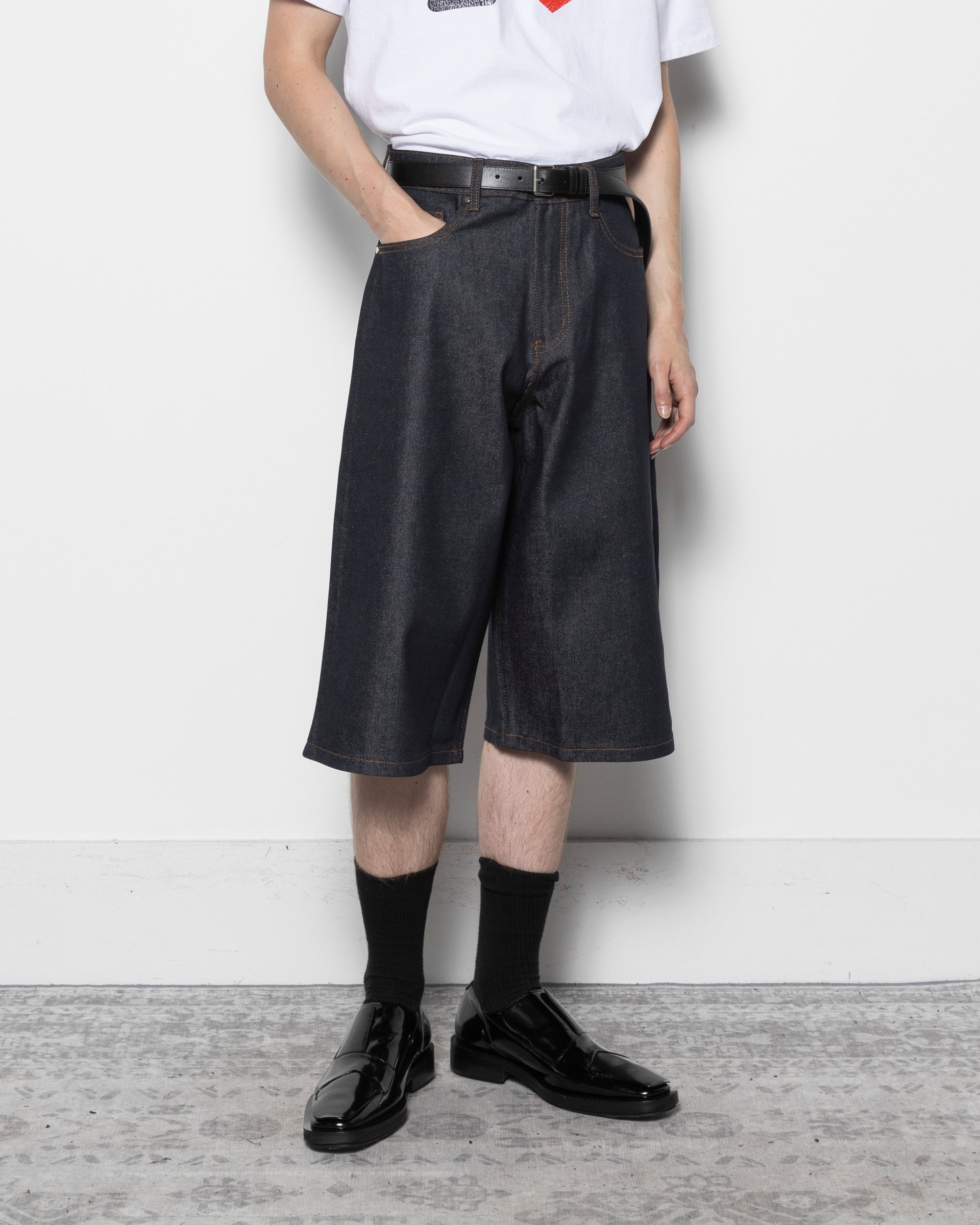 Breacher Denim Shorts in Indigo