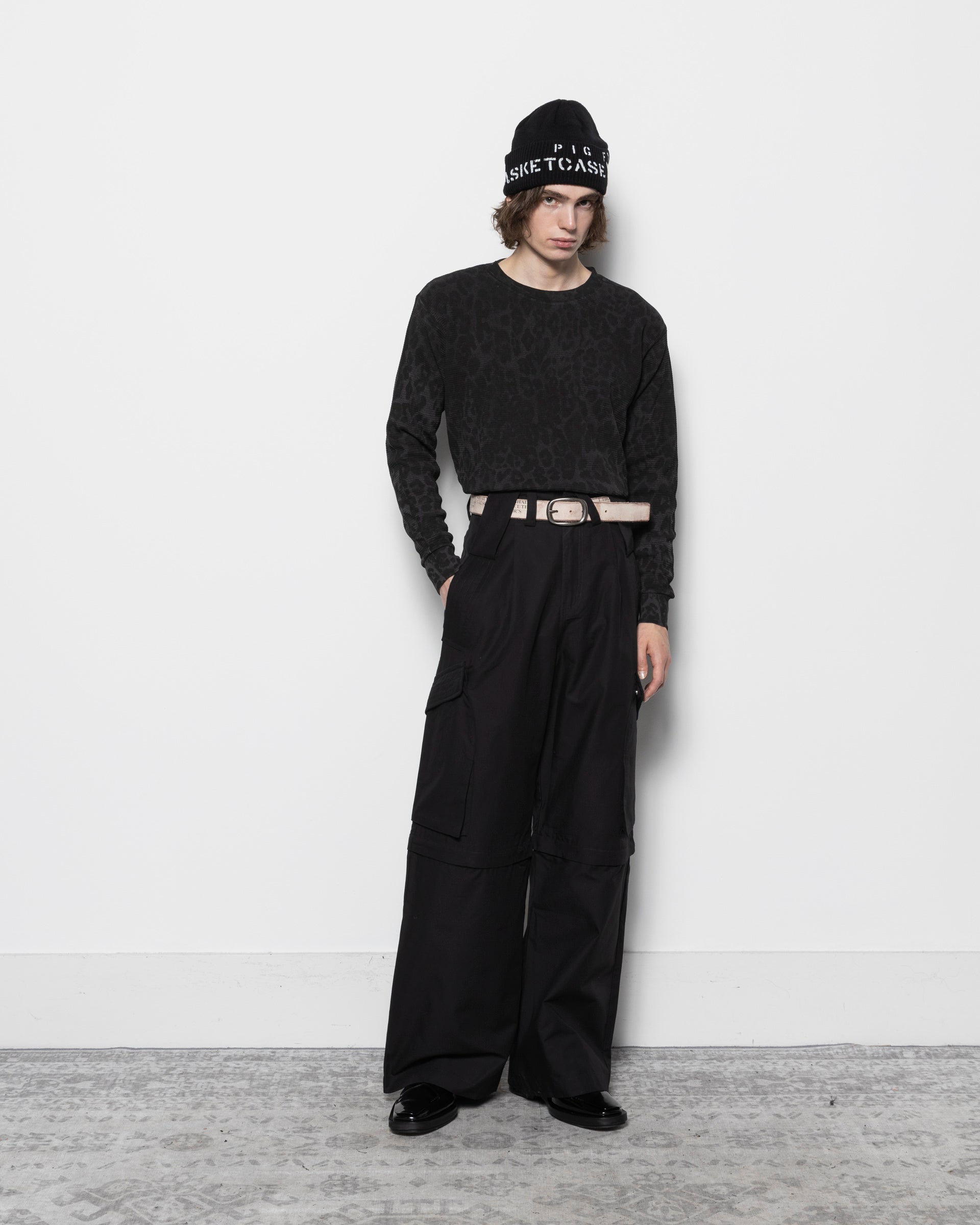 Dolly Cargo Pants in Jet Black