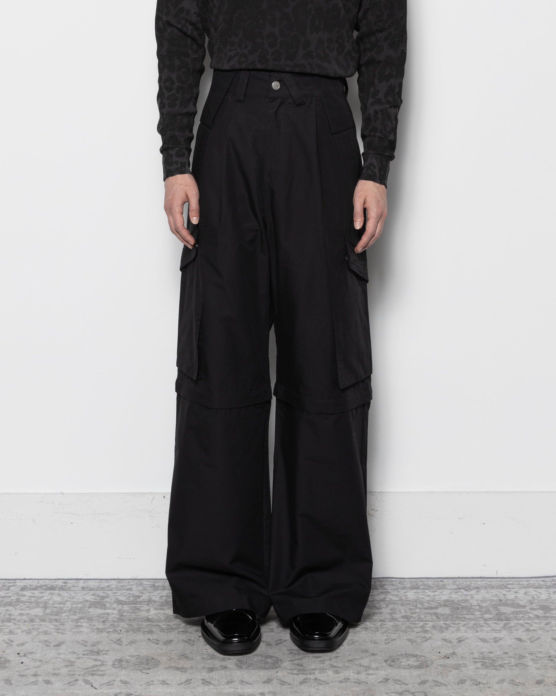 Dolly Cargo Pants in Jet Black