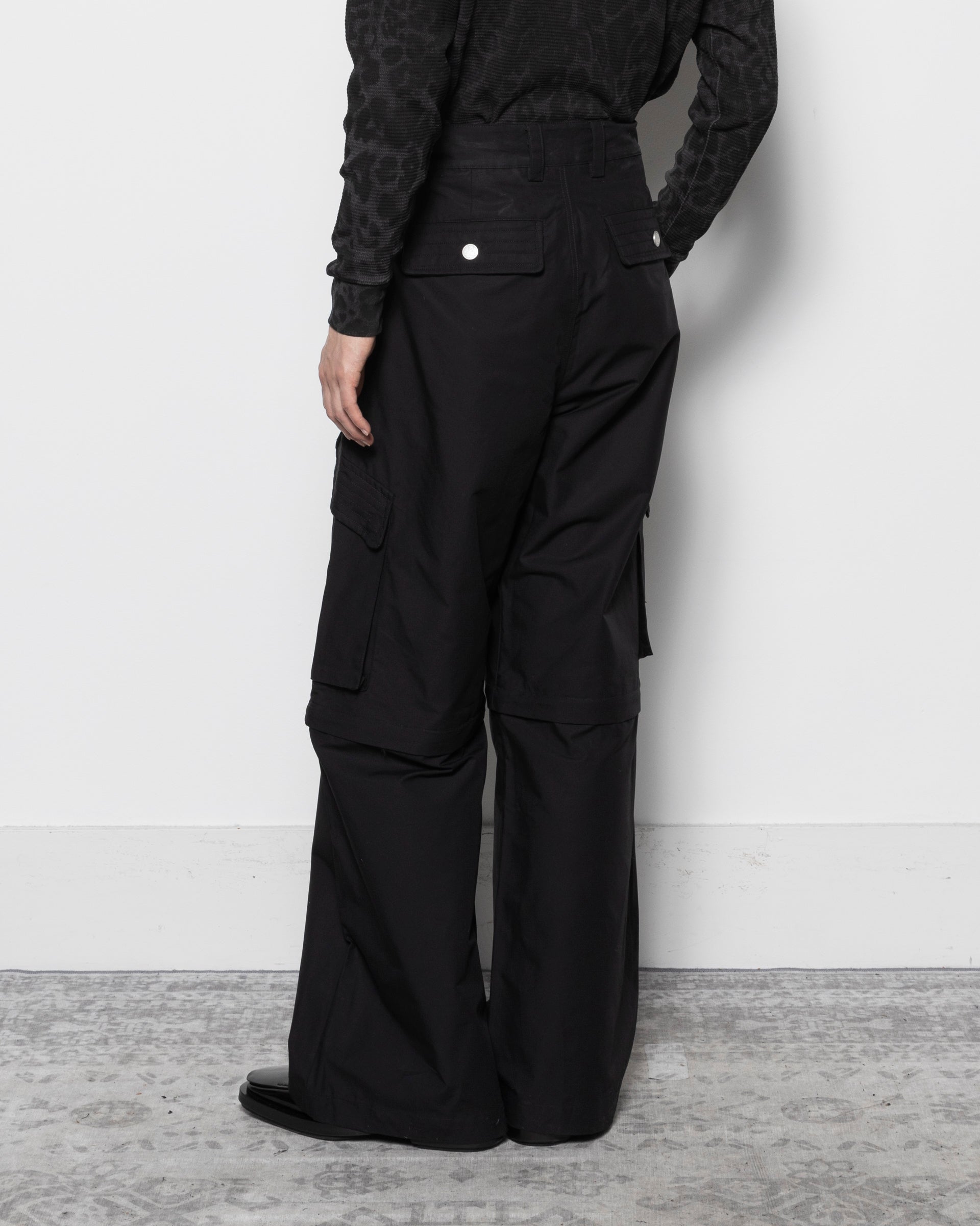 Dolly Cargo Pants in Jet Black
