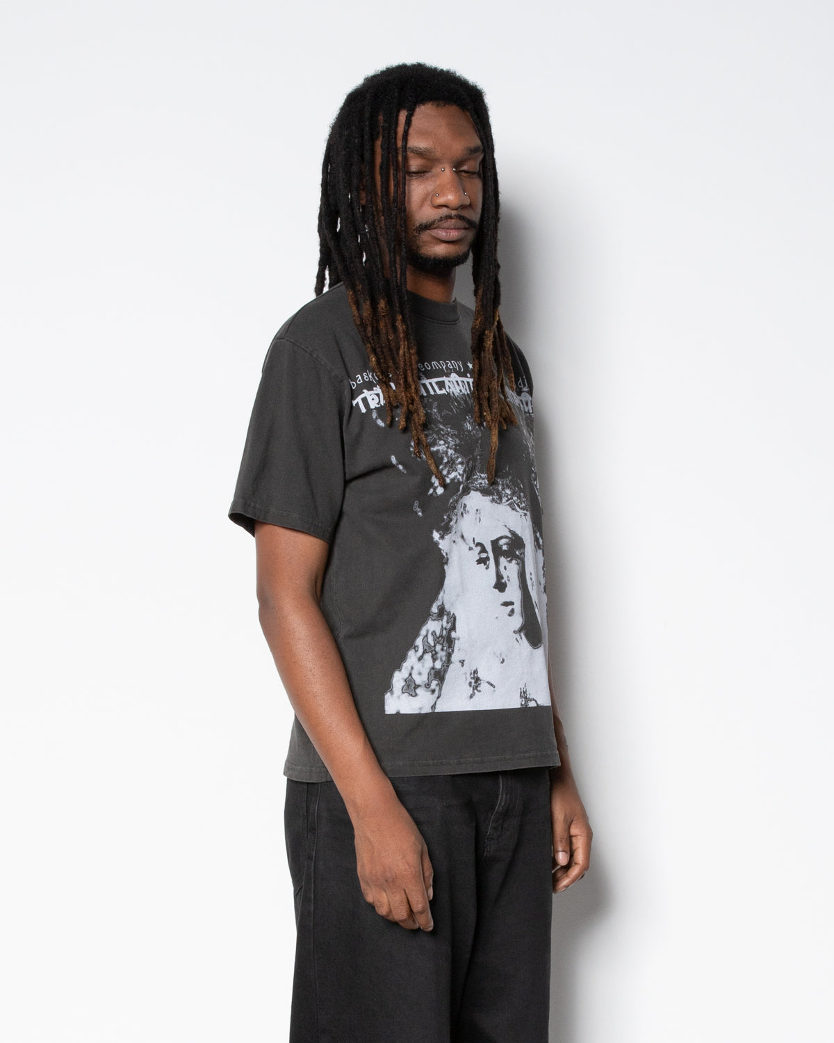 Ave Maria Tee in Vintage Black