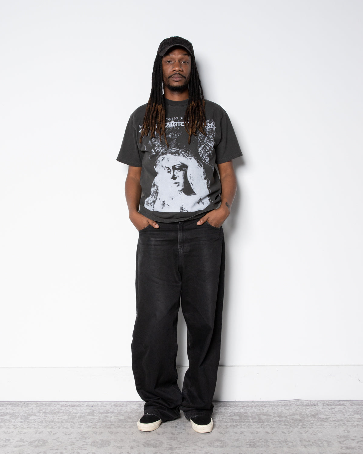 Ave Maria Tee in Vintage Black