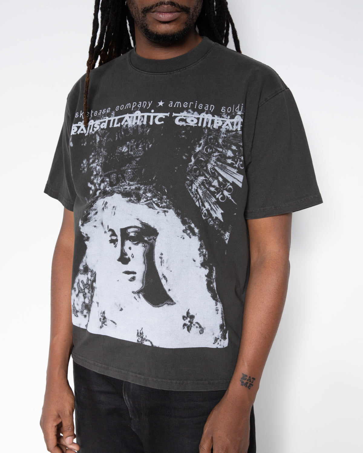 Ave Maria Tee in Vintage Black