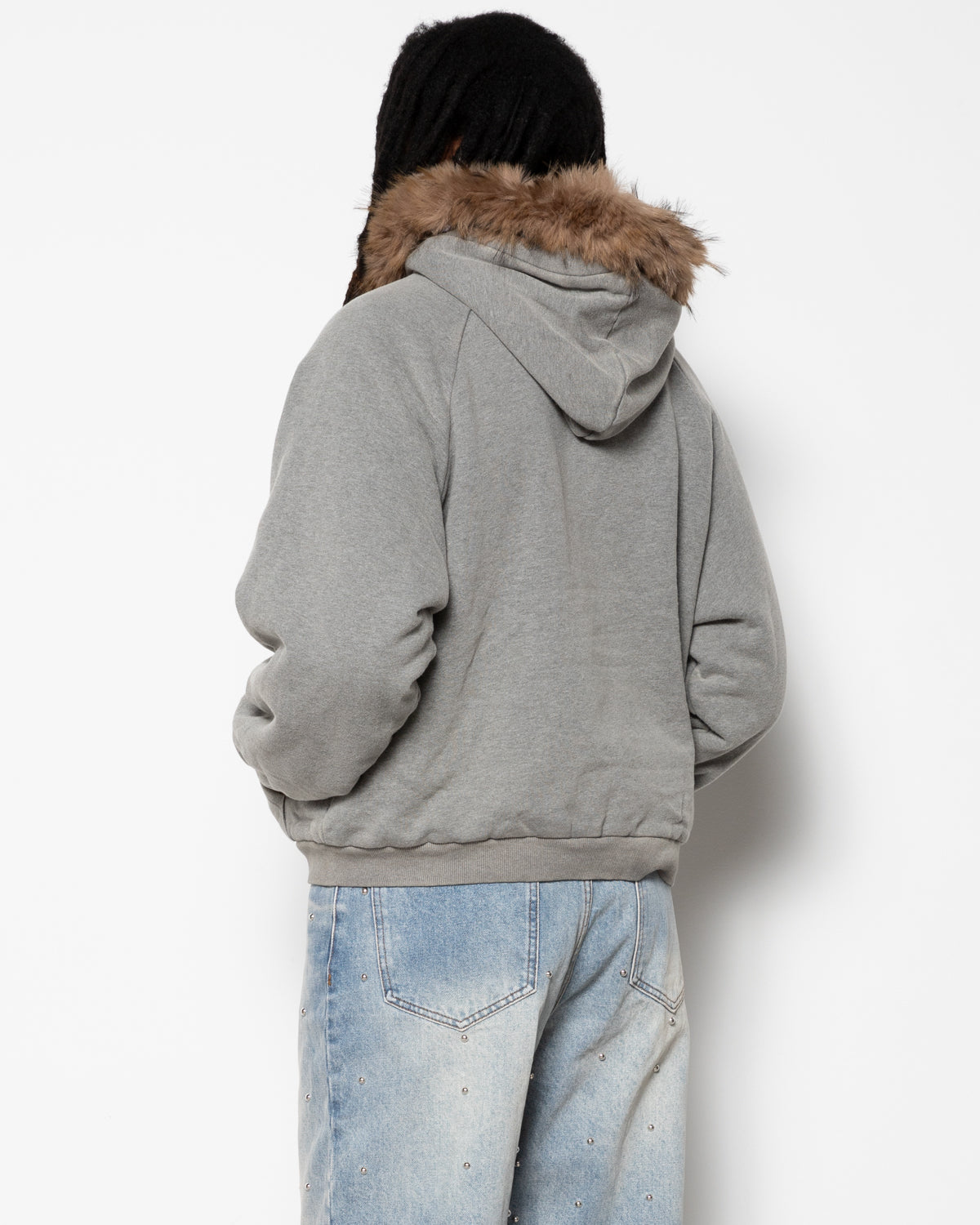 BC Corp Lined Zip-up in Ash Grey