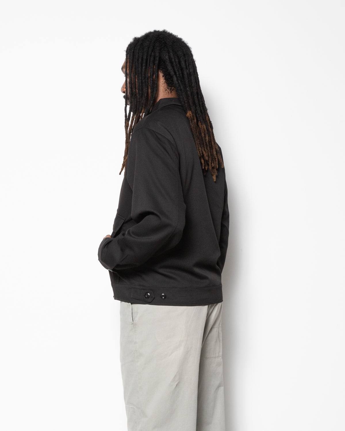 BigMac Silk Lined Jacket in Jet Black