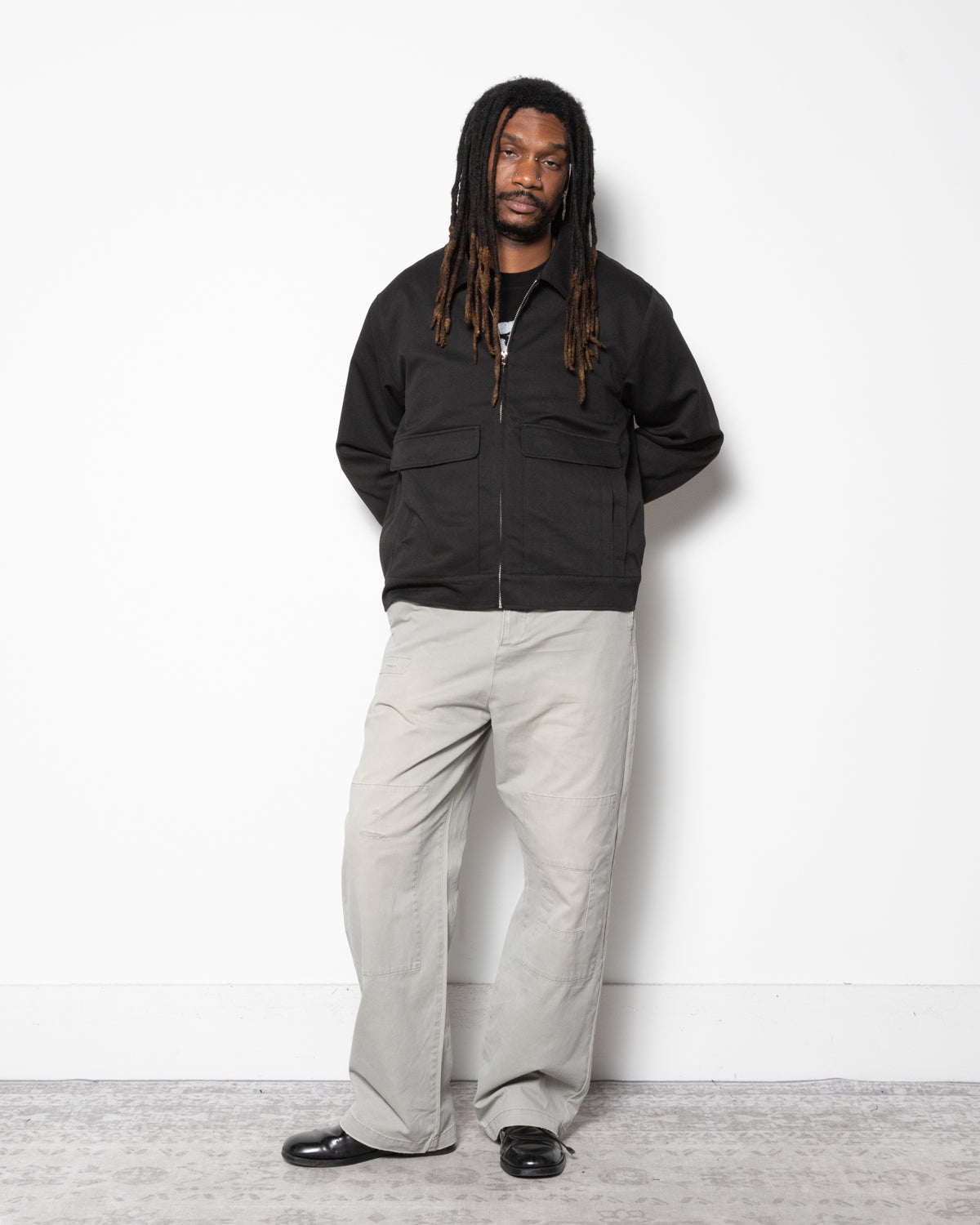 BigMac Silk Lined Jacket in Jet Black