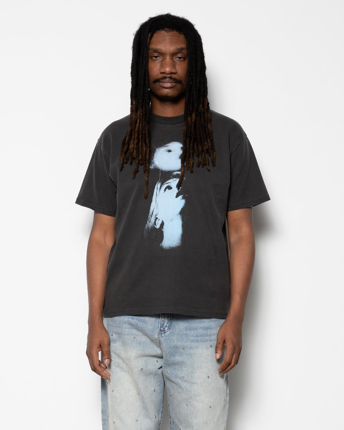 Ghost Tee in Vintage Black