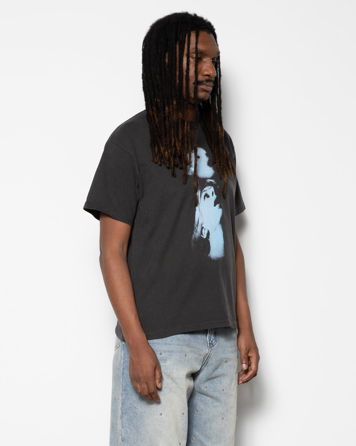 Ghost Tee in Vintage Black