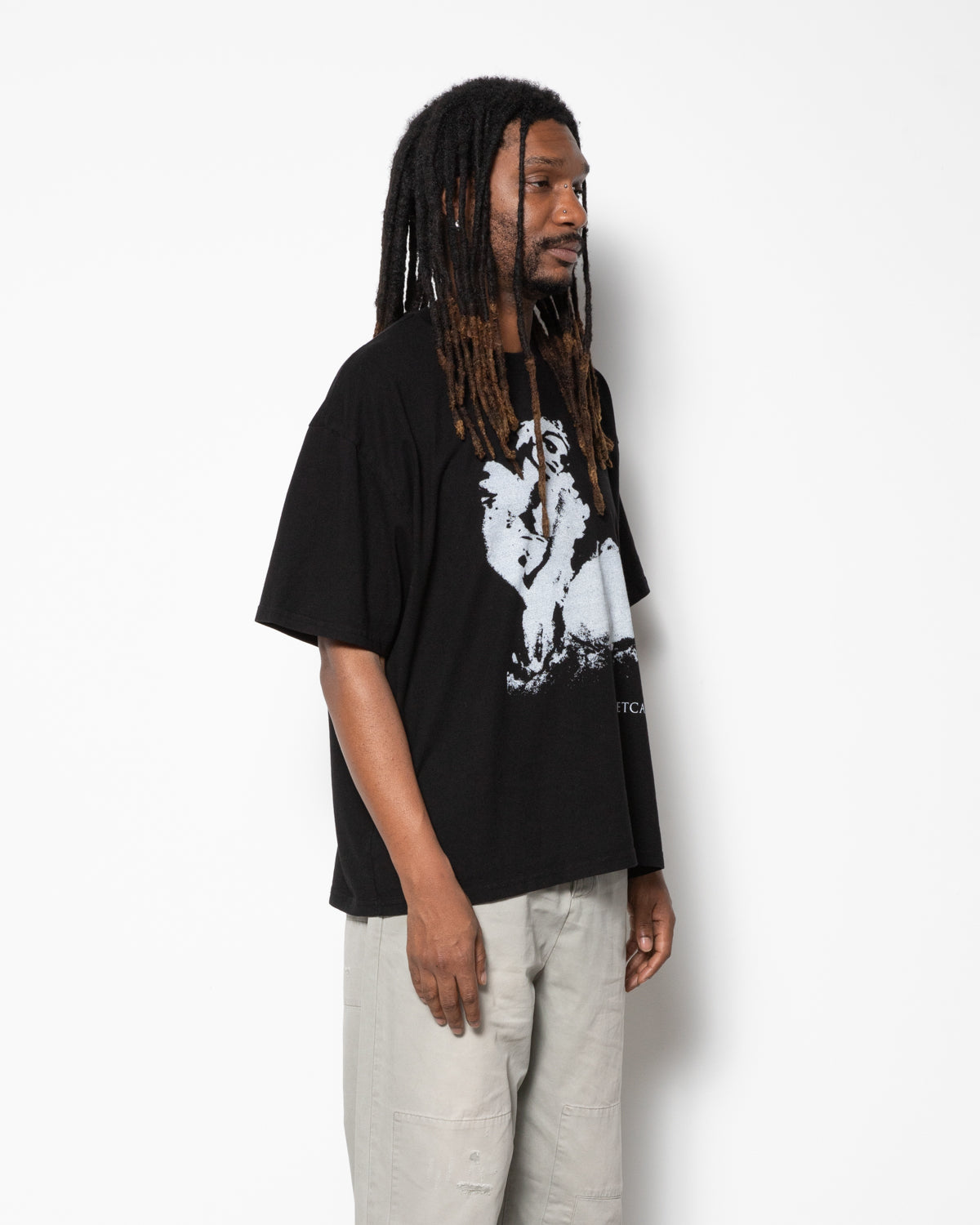 Gimmick Tee in Jet Black