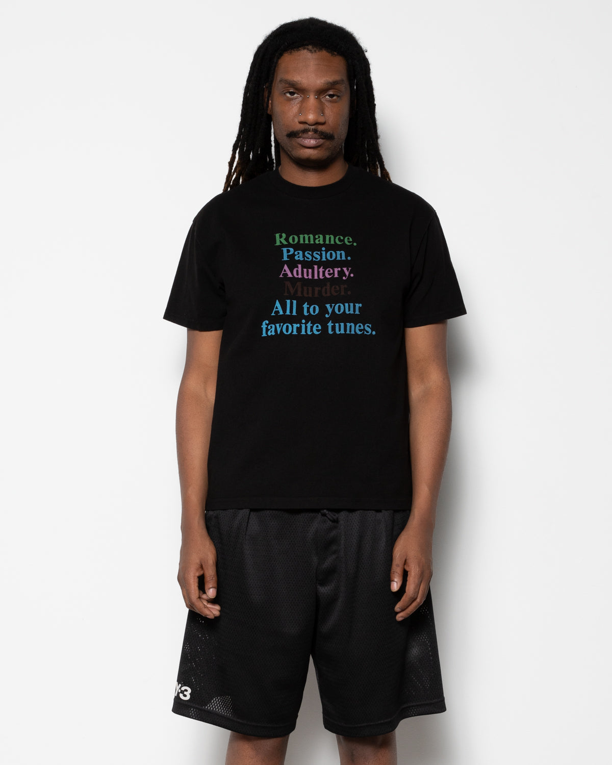 Romance Tee in Jet Black