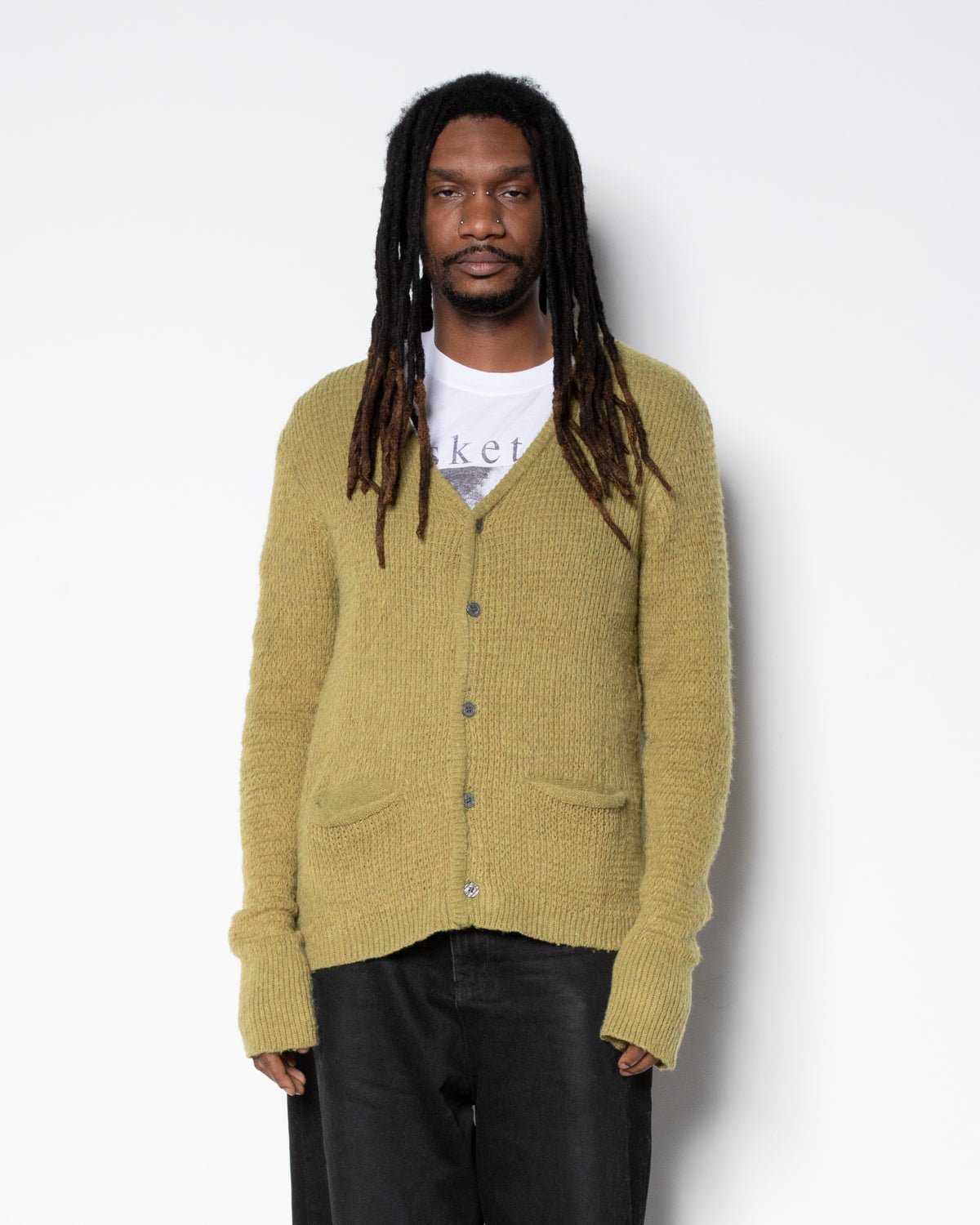 Wretch Knit Cardigan in Green