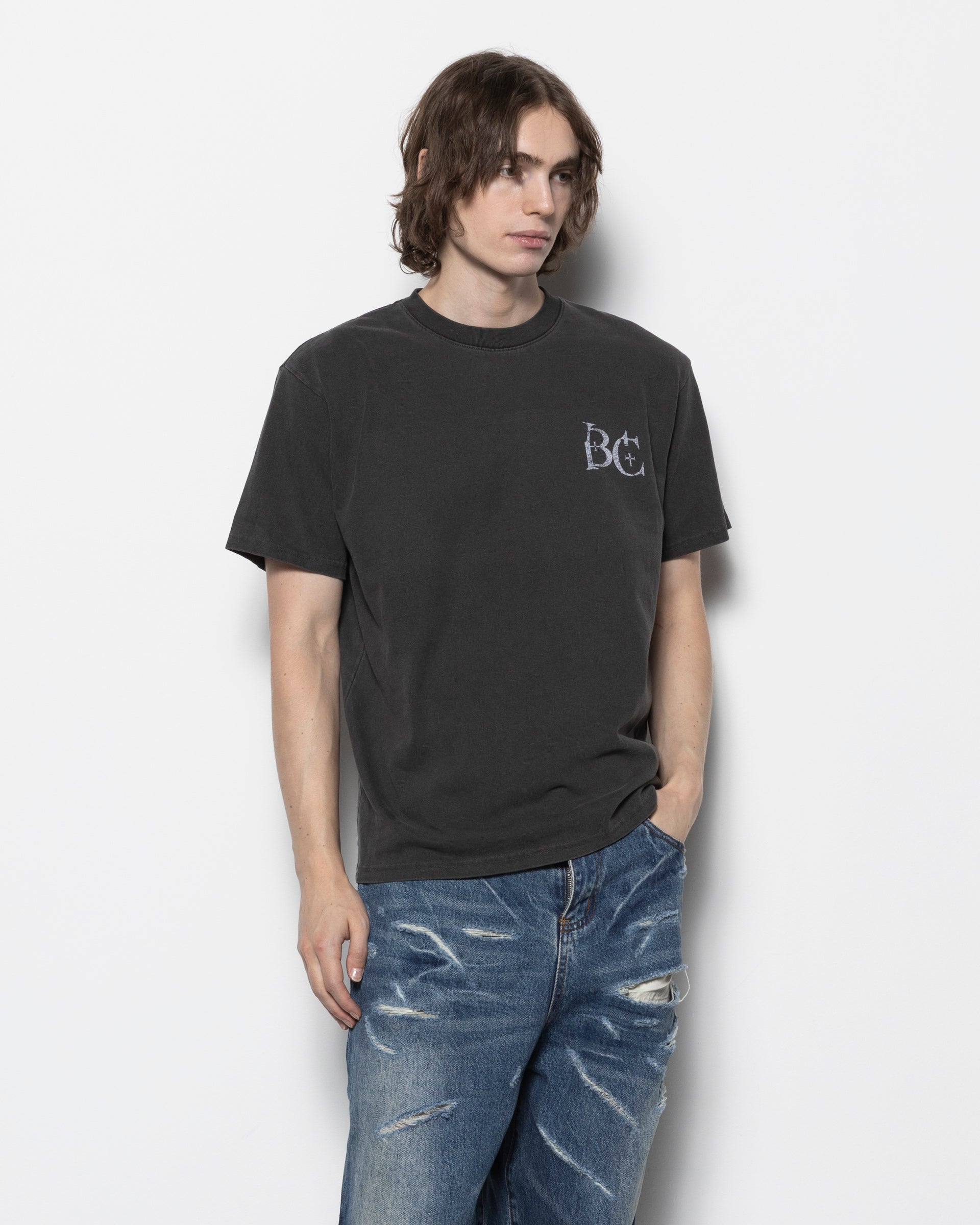 Hang Loose Tee in Vintage Black