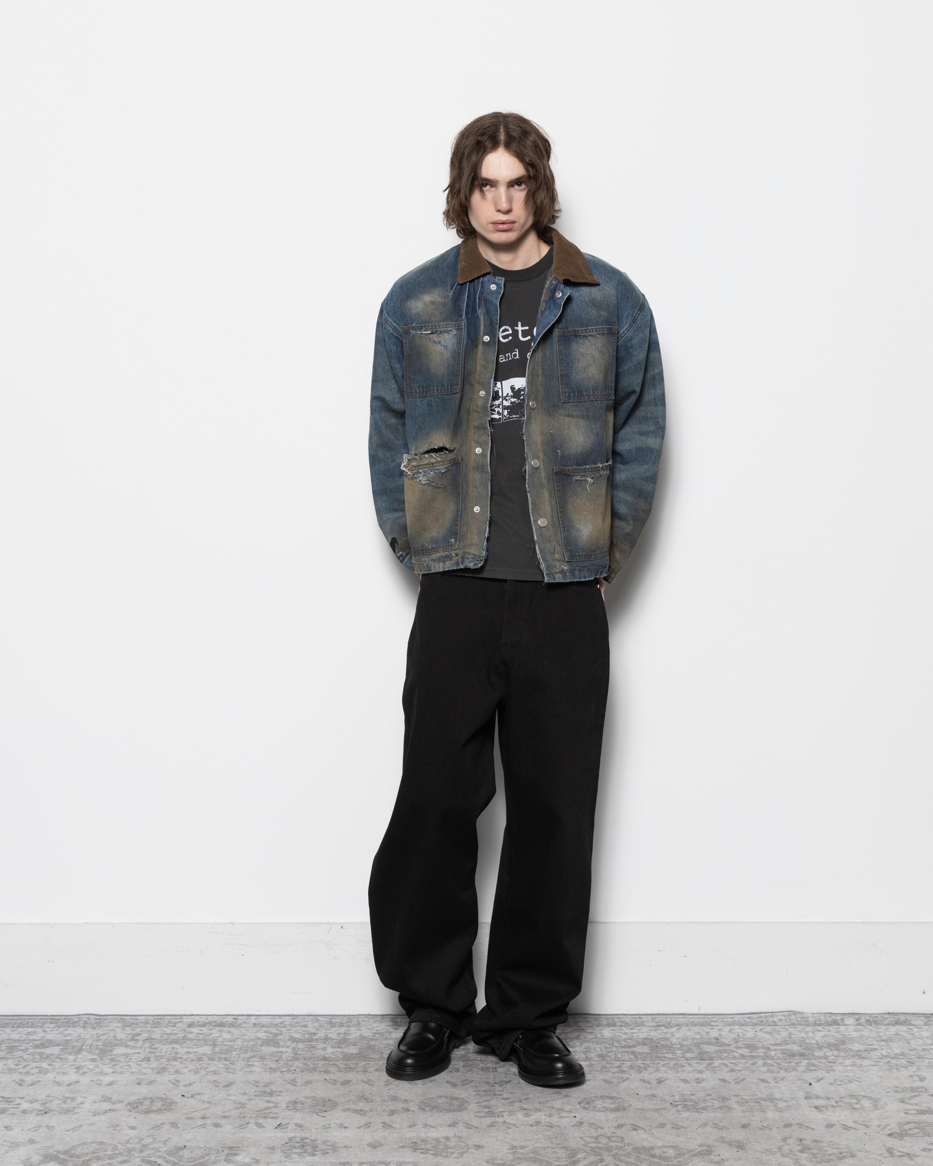 Haystack Denim Jacket in Washed Blue