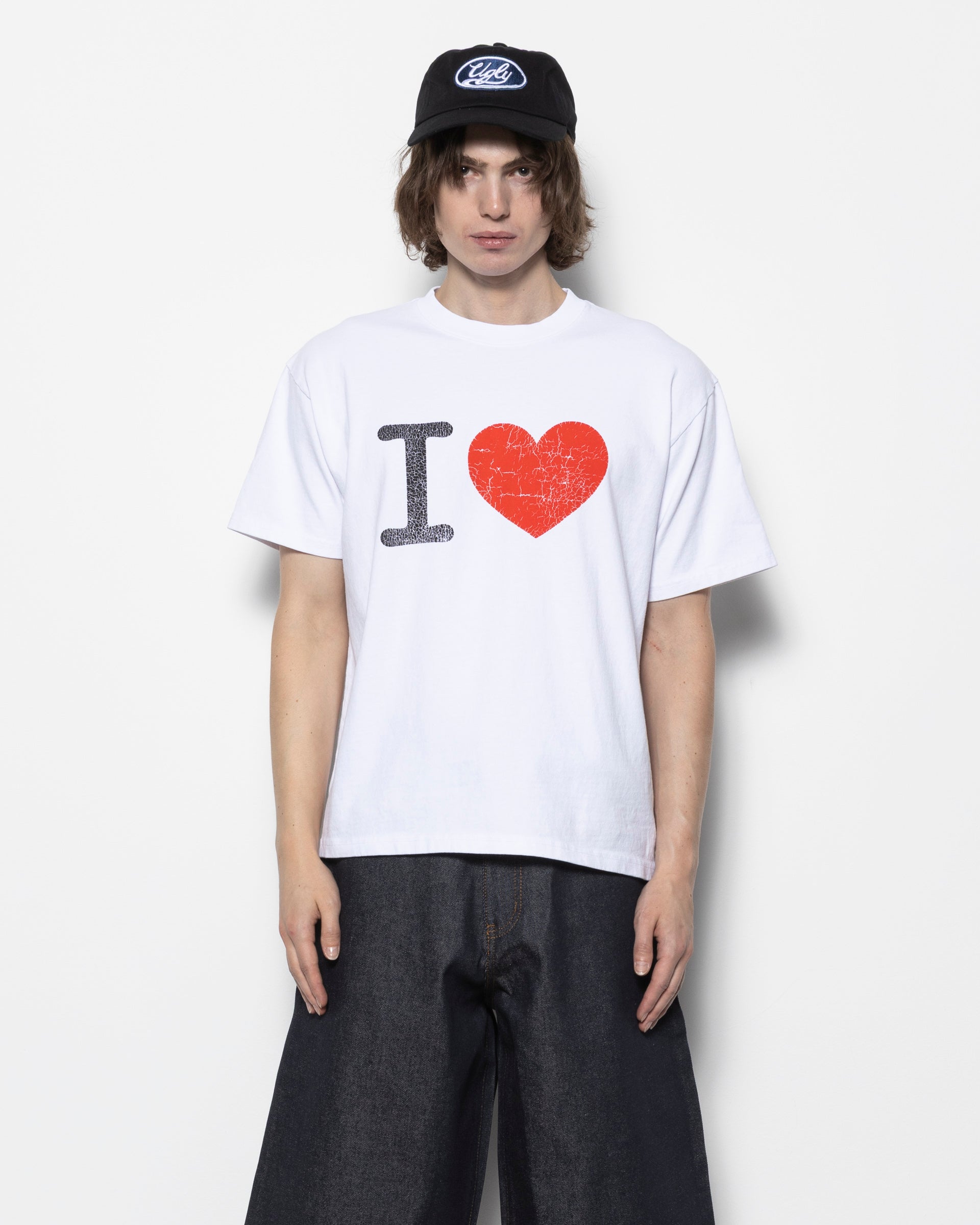 I Heart Tee in White