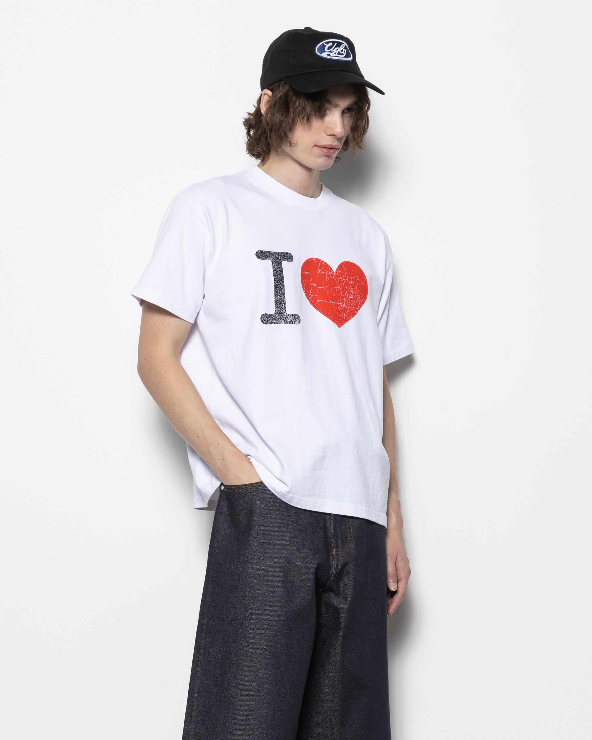 I Heart Tee in White