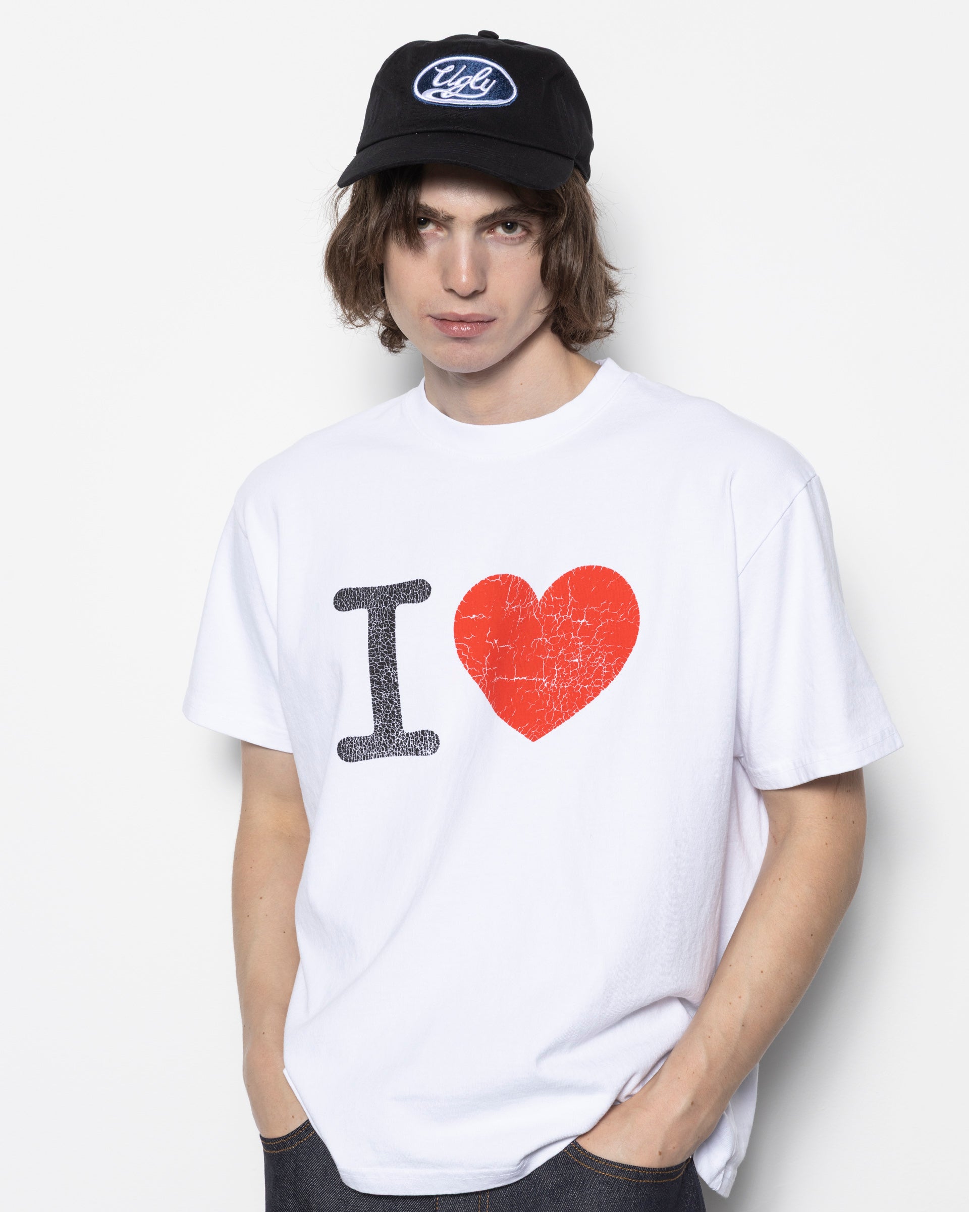 I Heart Tee in White