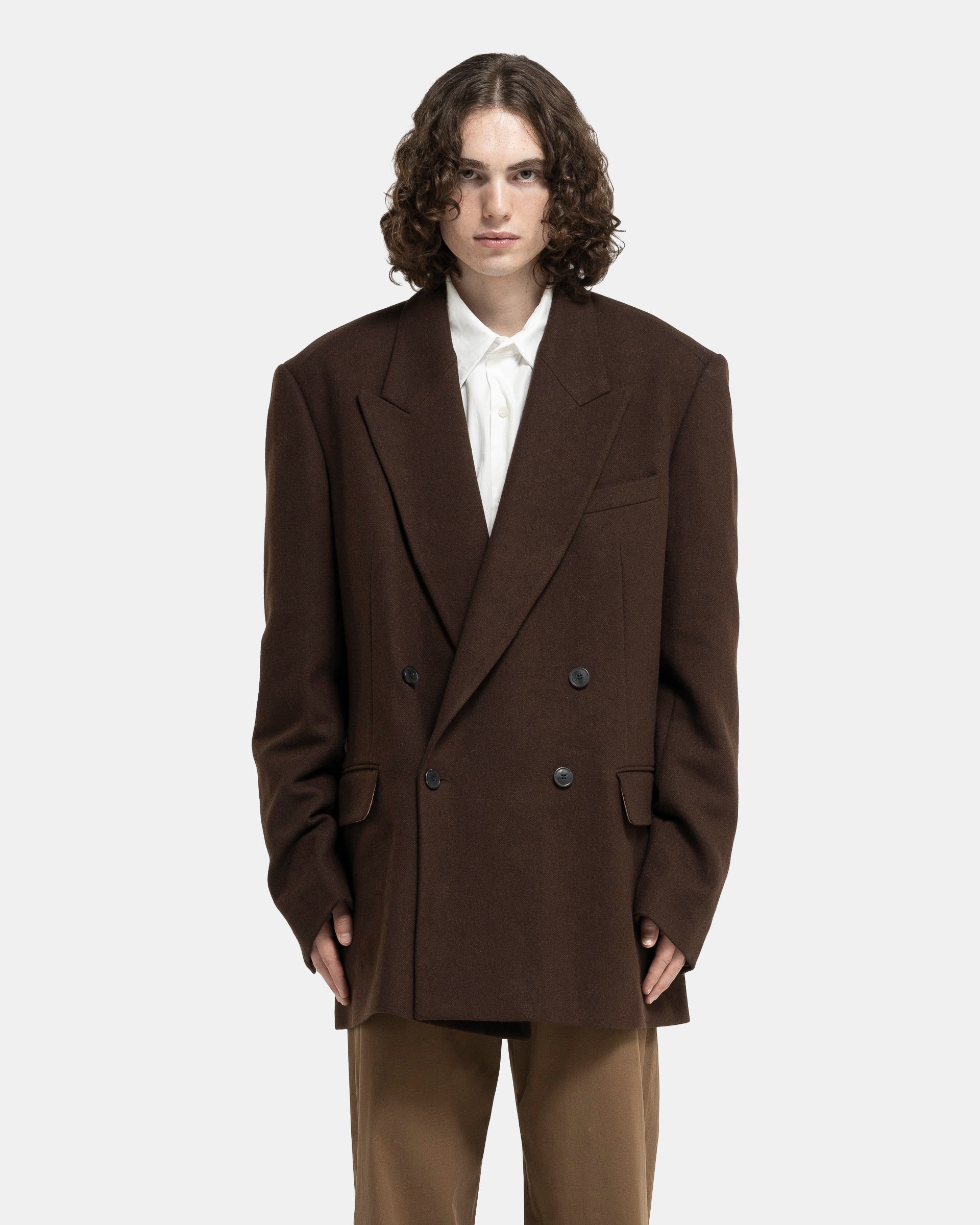 Dries Van noten Bishop Jacket in Brown