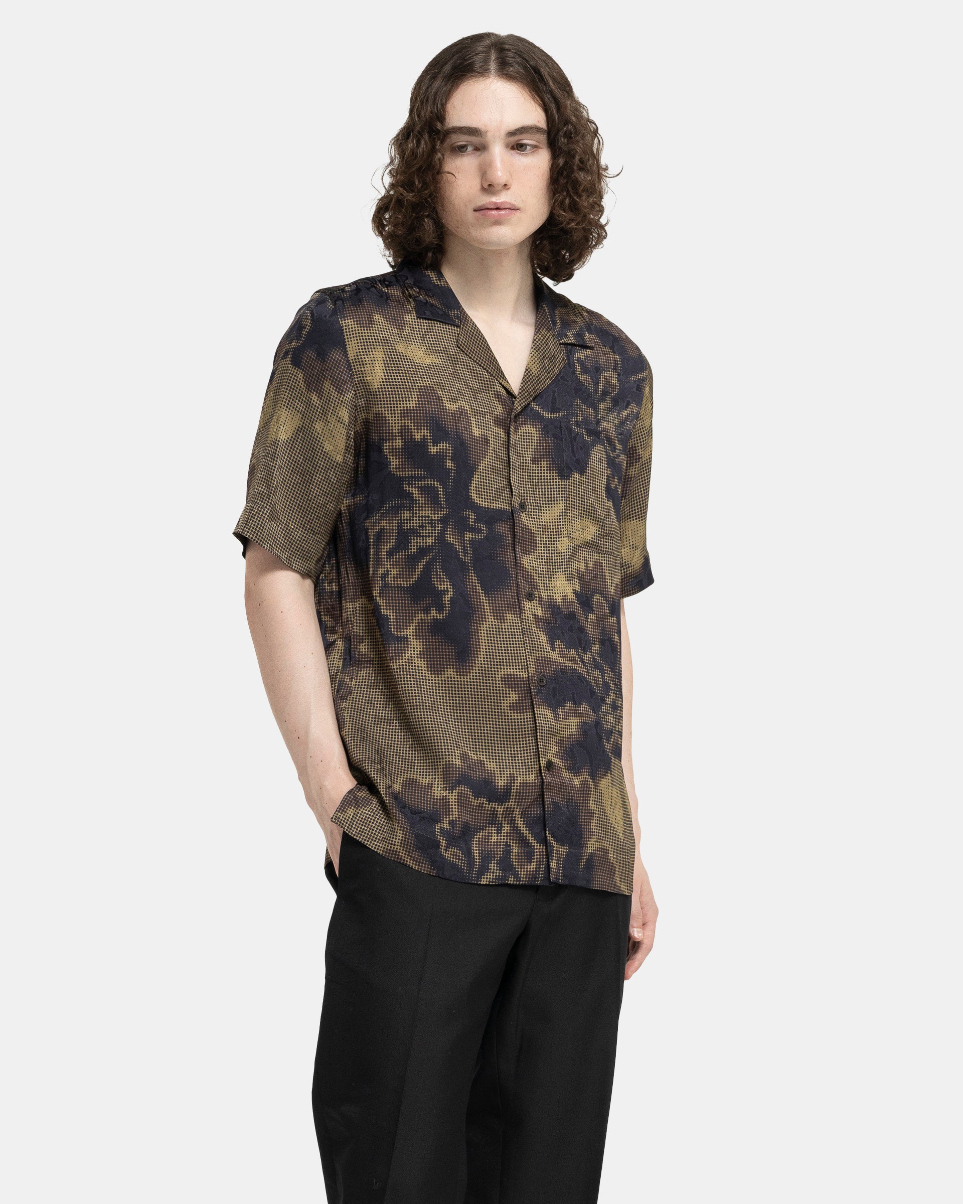 Dries Van Noten Carltone Shirt in Brown