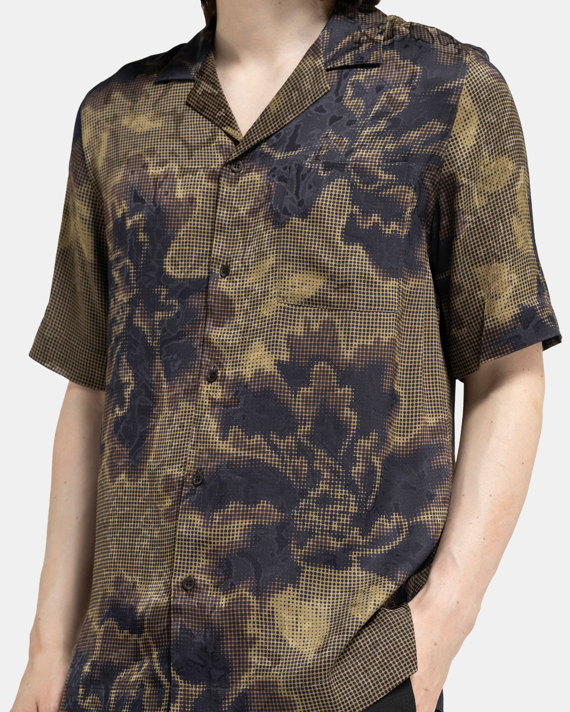 Dries Van Noten Carltone Shirt in Brown