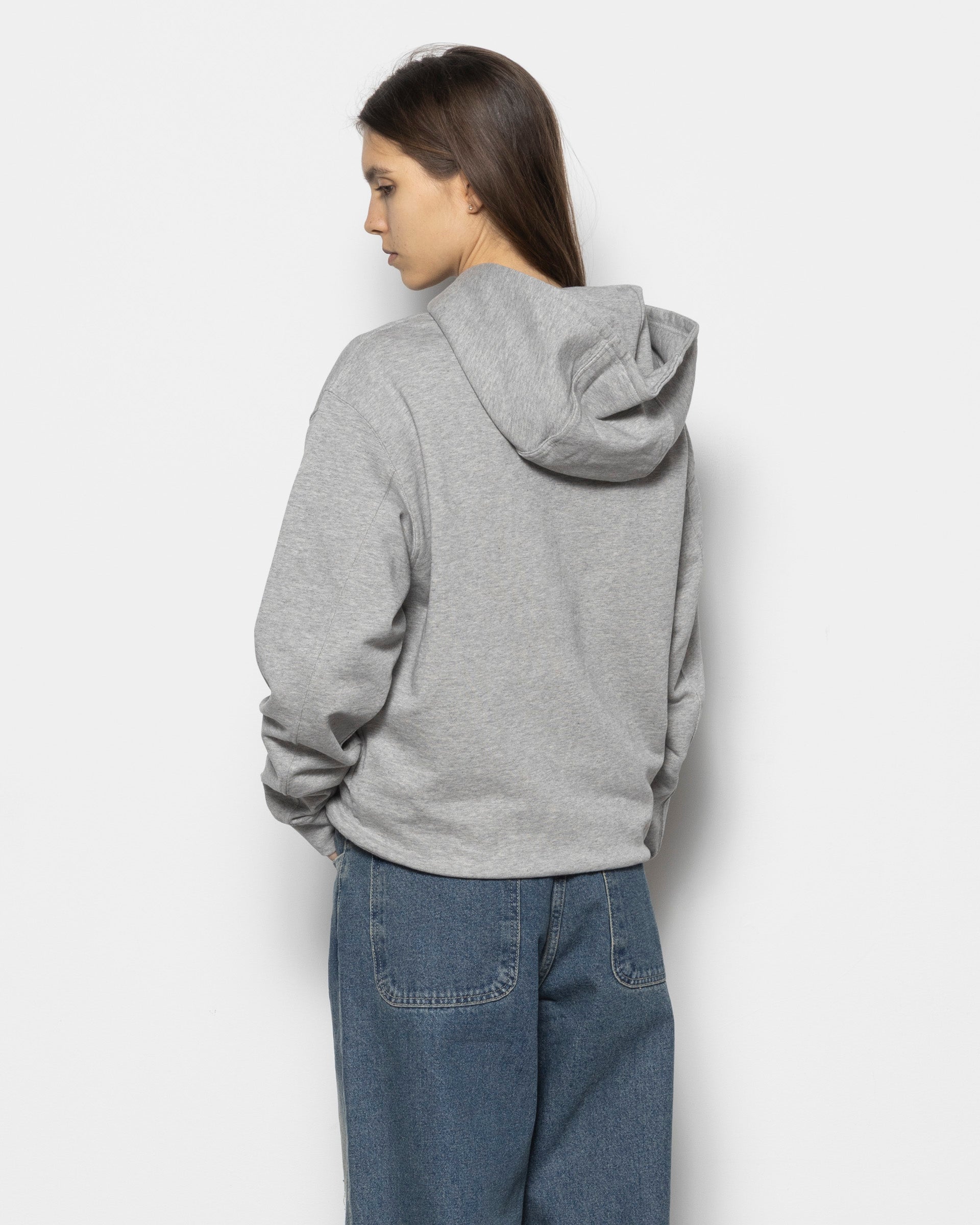 Carne University Hoodie in Melange Grey