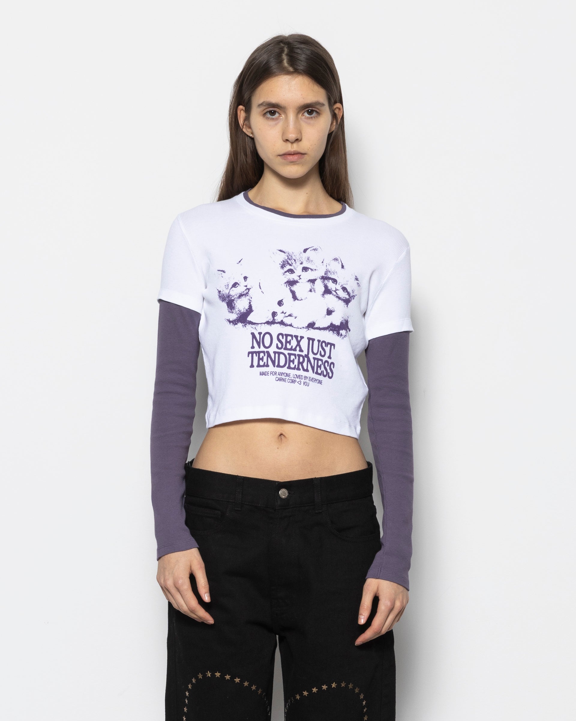 Kitten Crush Tee in White