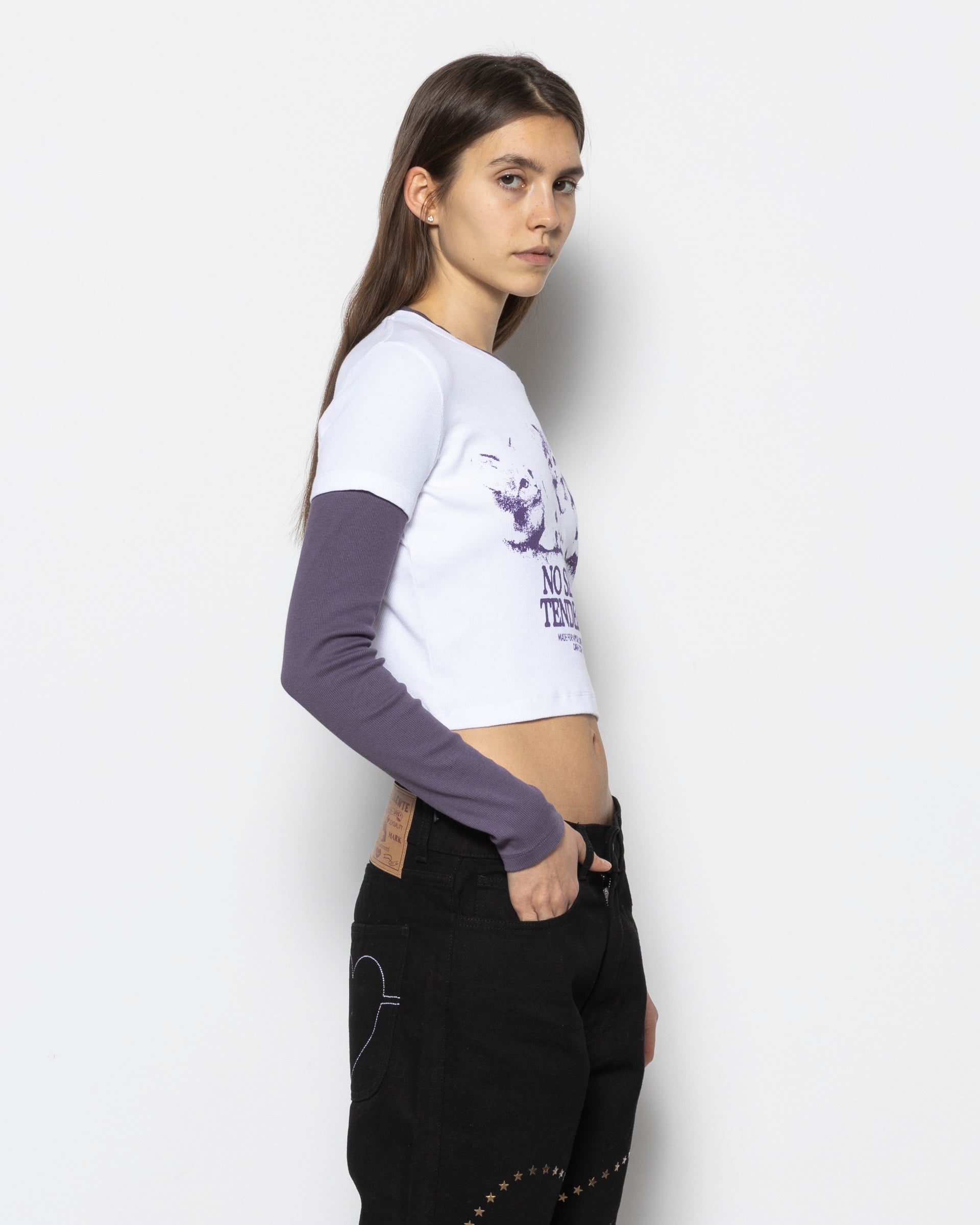 Kitten Crush Tee in White