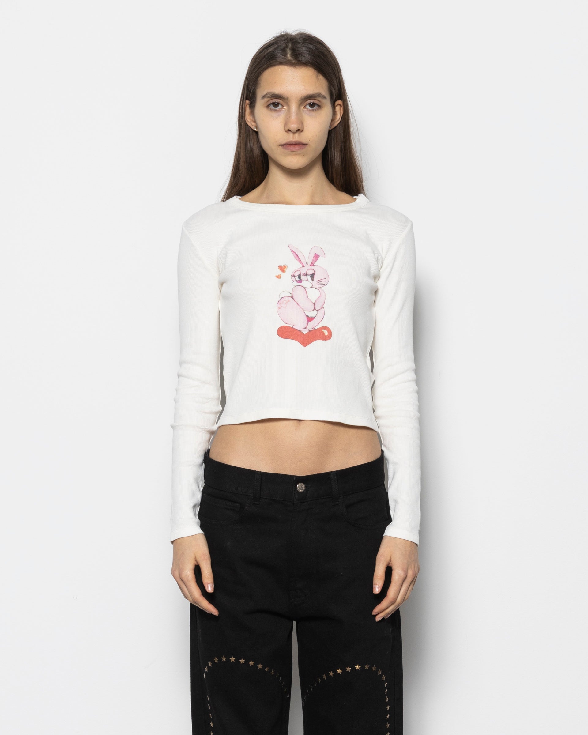 Love Bunny T-shirt in Off White