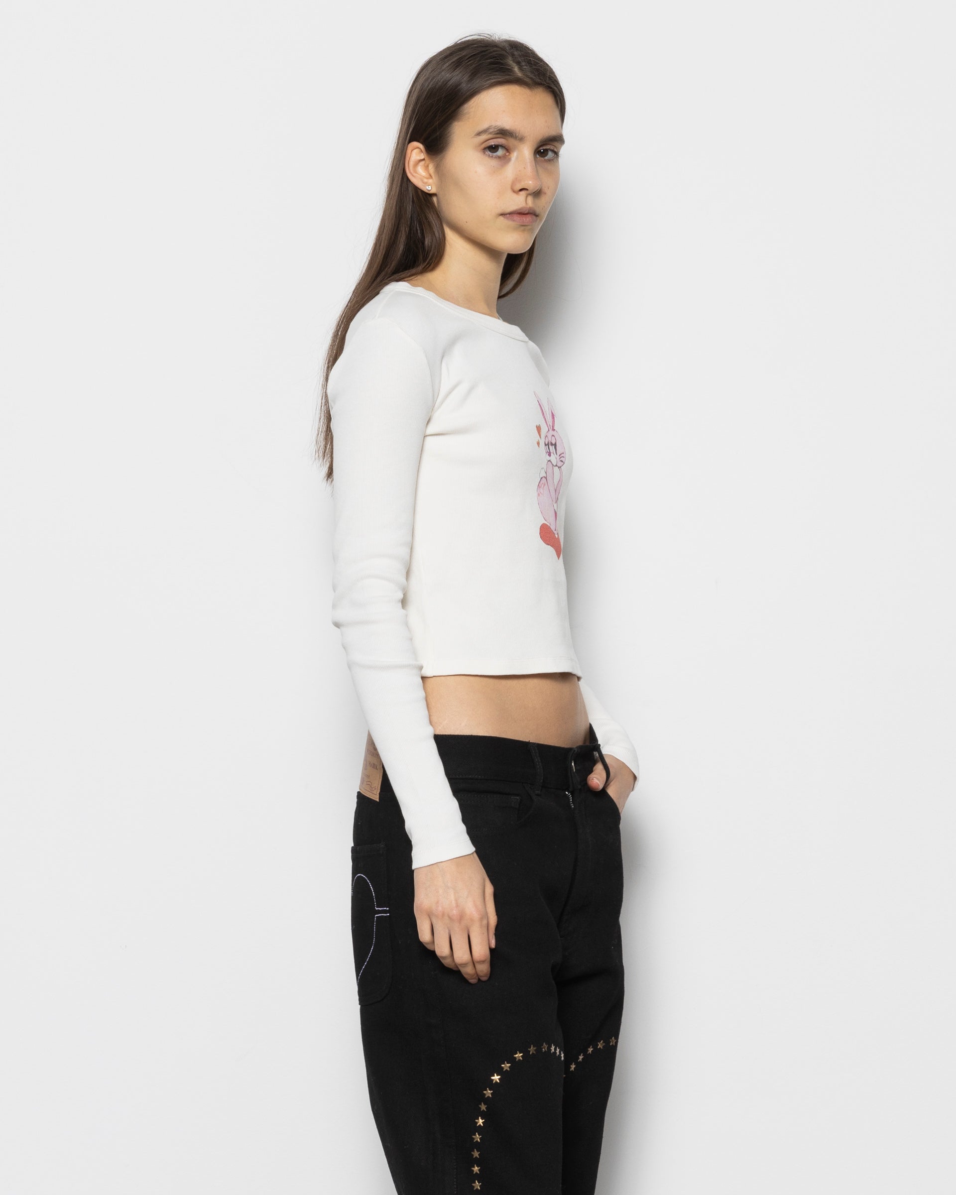 Love Bunny T-shirt in Off White