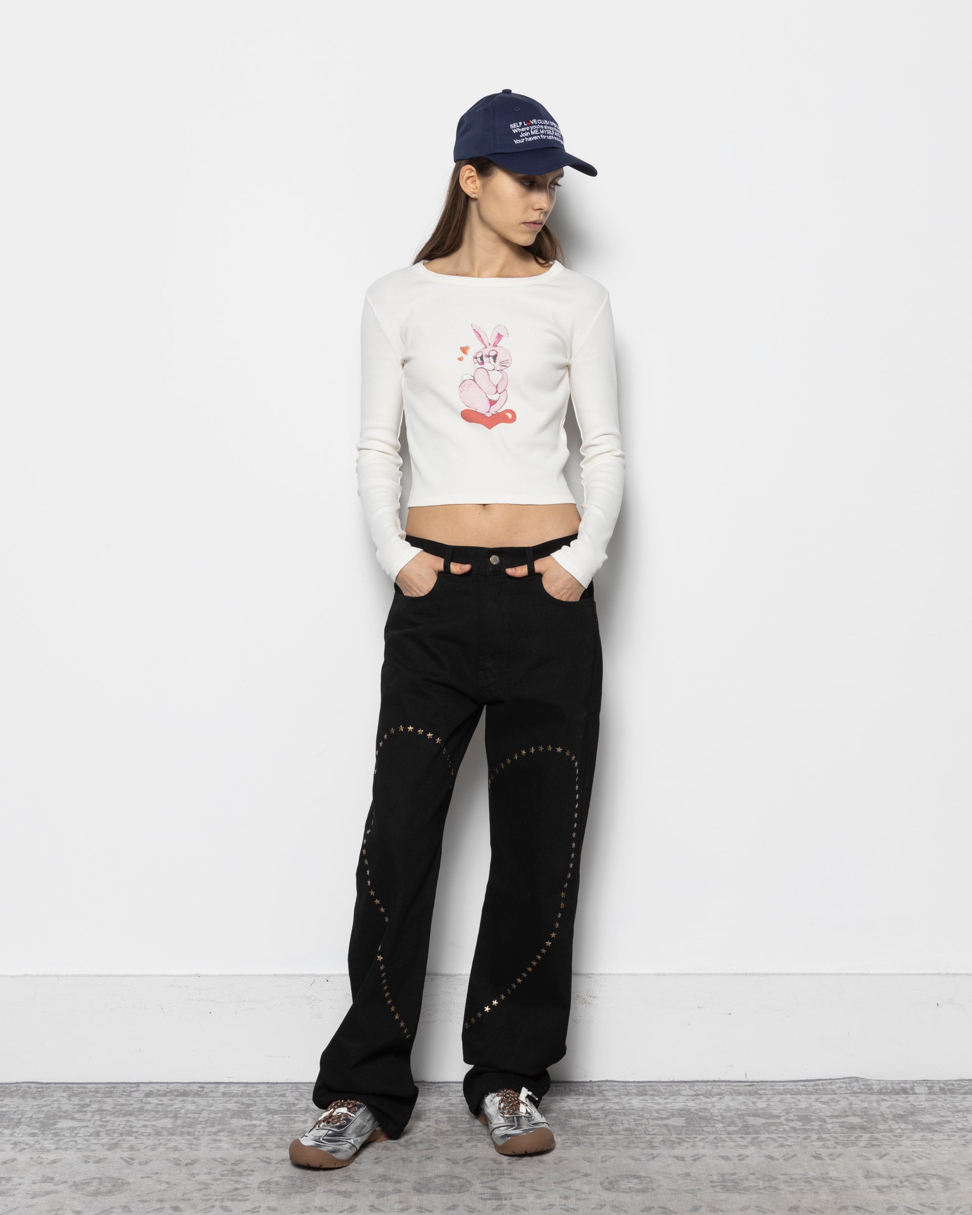 Love Bunny T-shirt in Off White