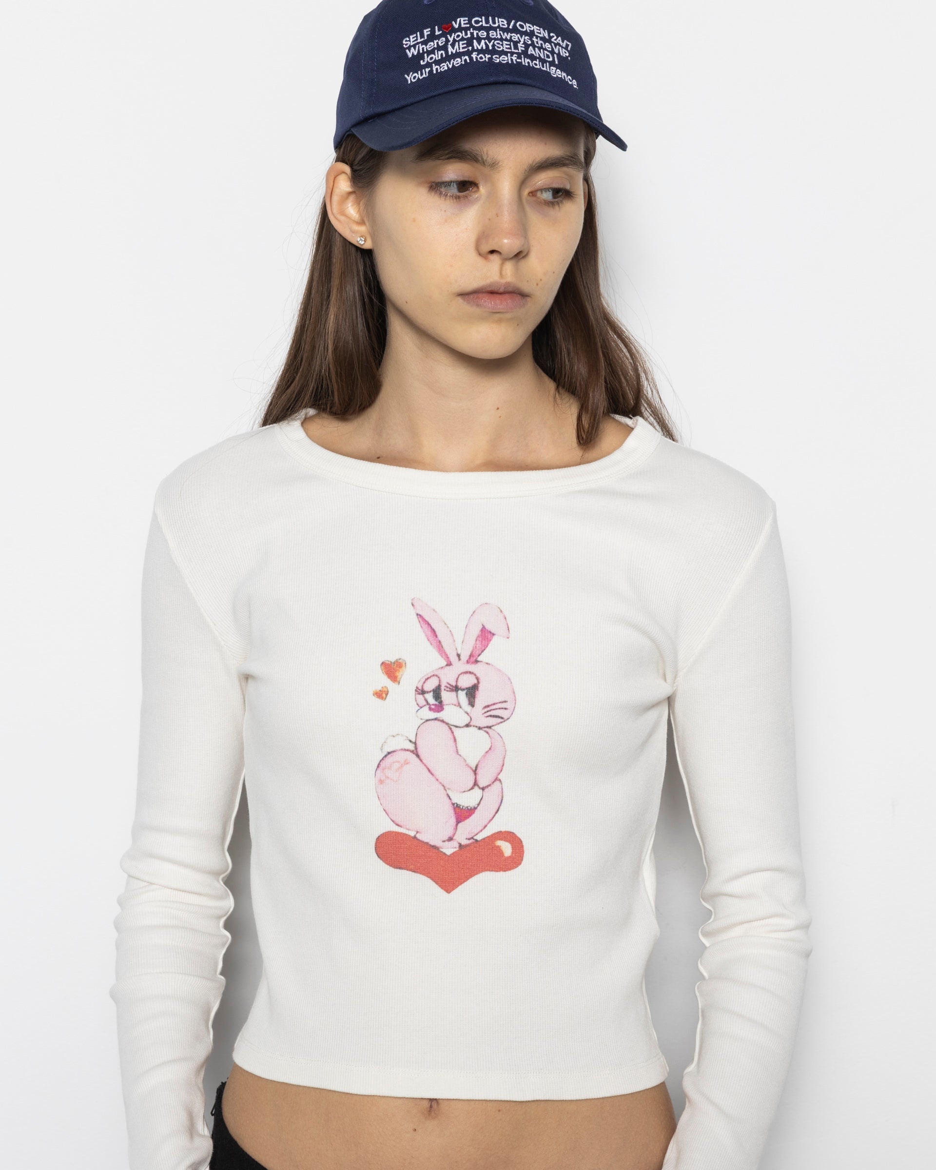 Love Bunny T-shirt in Off White